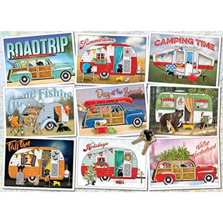 Cobble Hill Hitting the Road 500 Piece Puzzle -