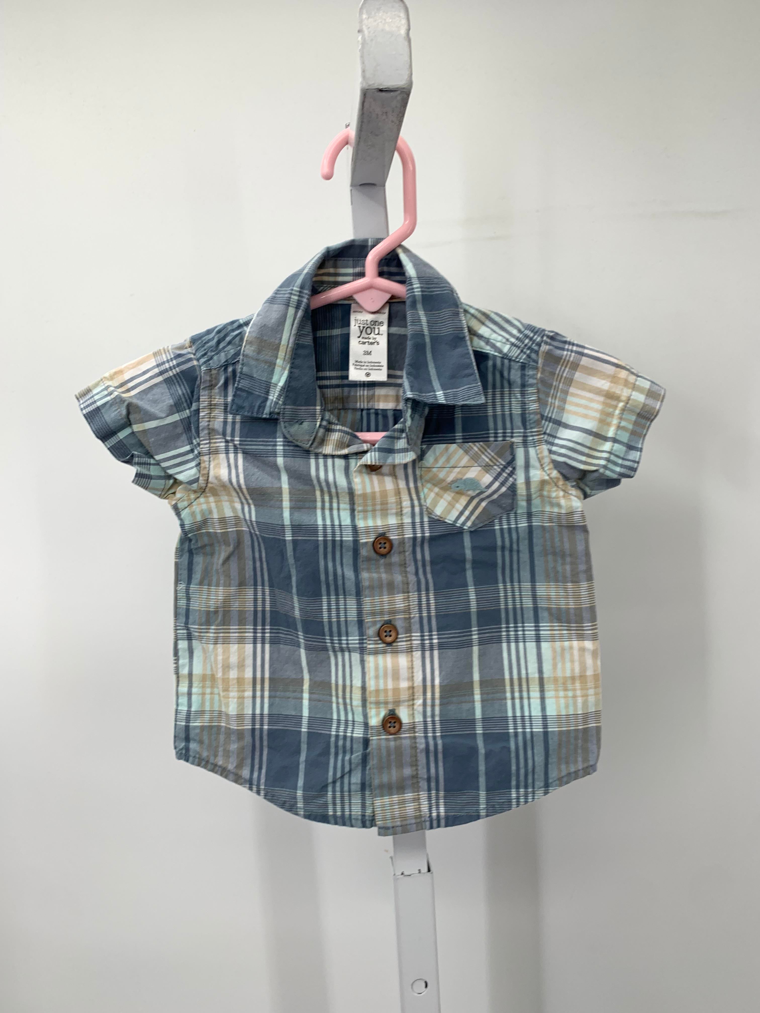 PLAID BTN DOWN