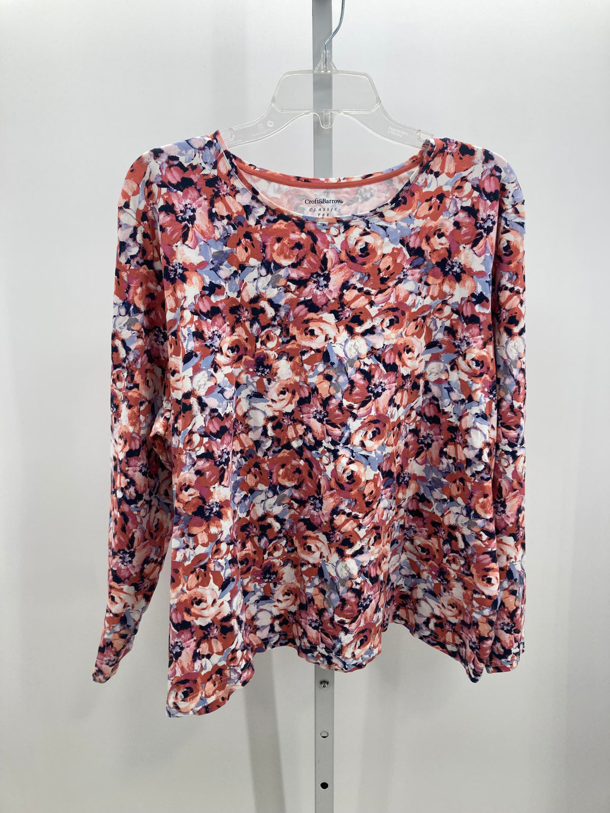 Croft & Barrow Size 3X Womens Long Sleeve Shirt