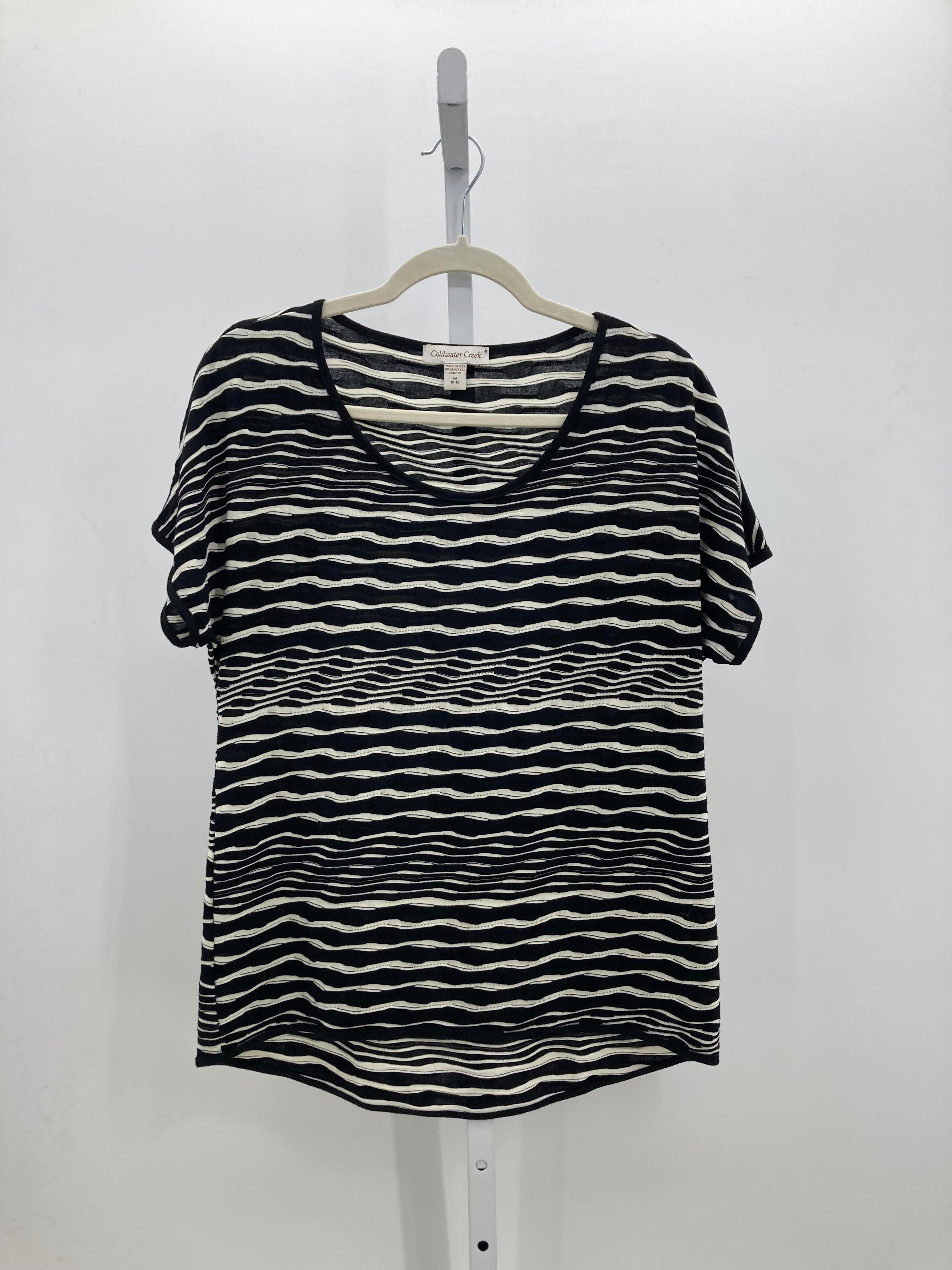 Coldwater Creek Size Medium Misses Short Sleeve Shirt