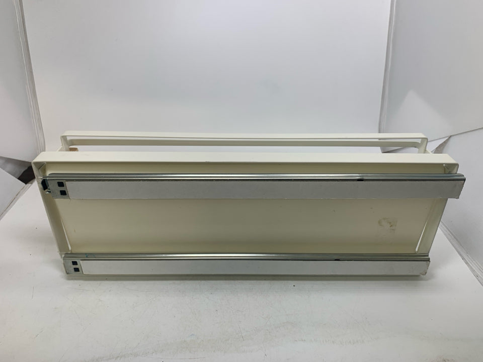 METAL PULL OUT CABINET STORAGE DRAWER.