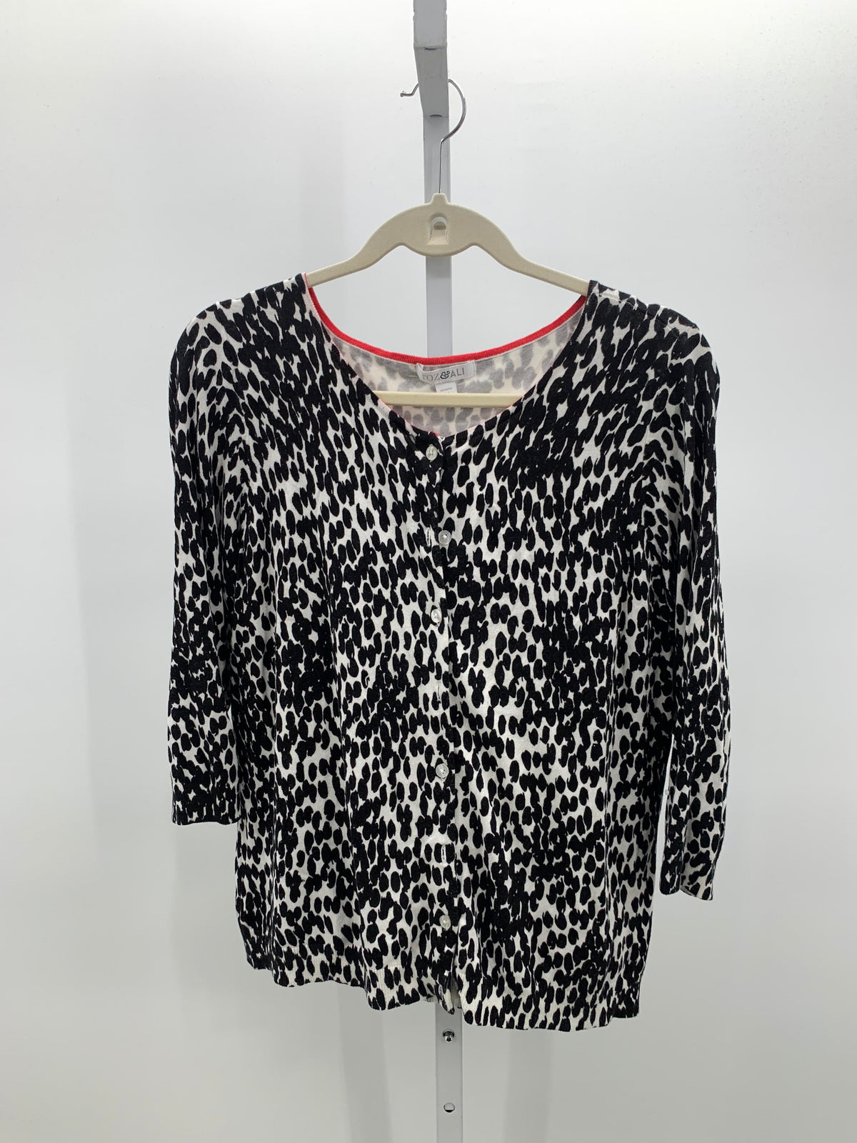 Roz & Ali Size 1X Womens 3/4 Sleeve Sweater
