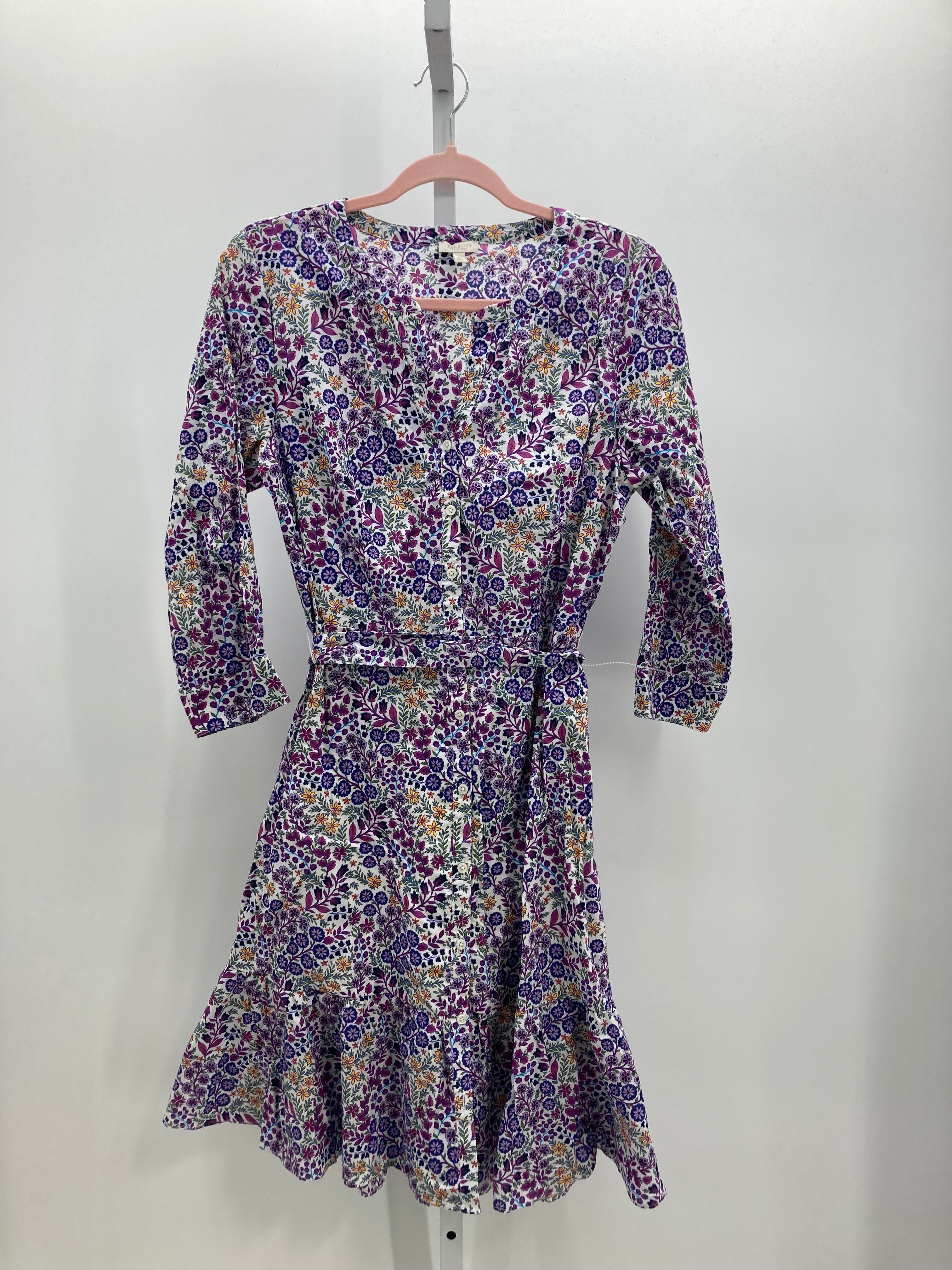 Talbots Size 10 Petite Petite Long Sleeve Dress