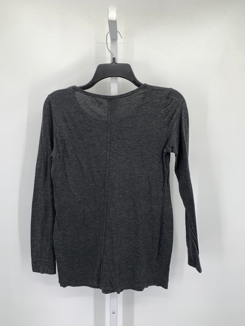 A Pea in the Pod Grey Size XS Maternity Long Sleeve Shirt