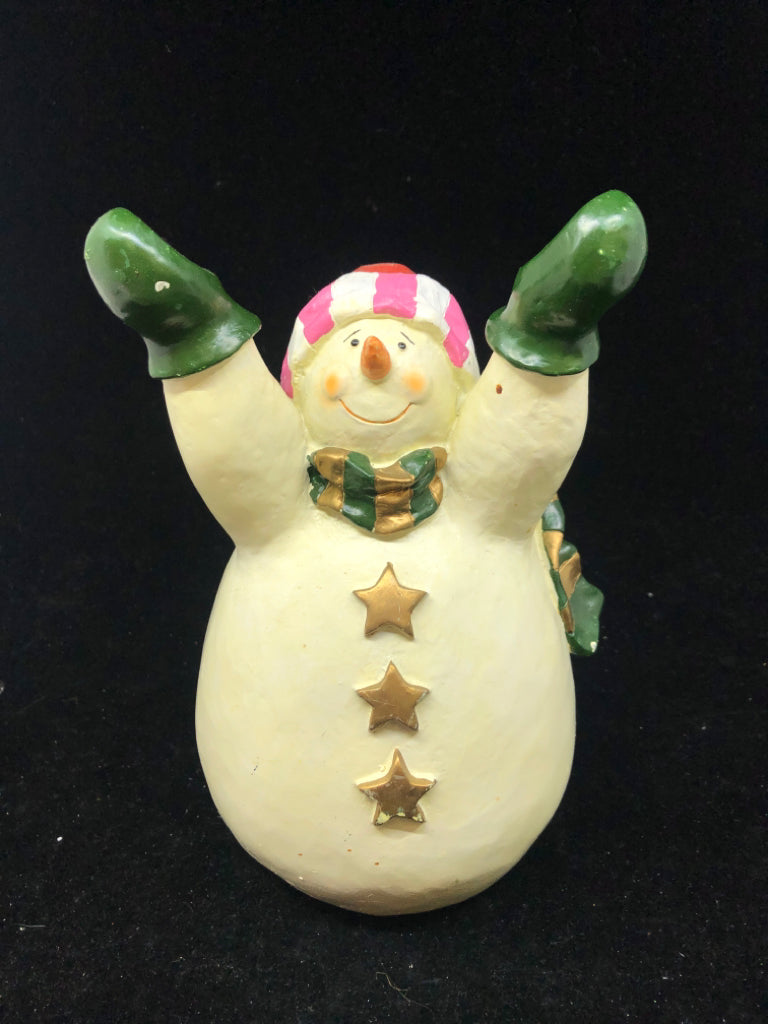 SNOWMAN W ARMS UP.