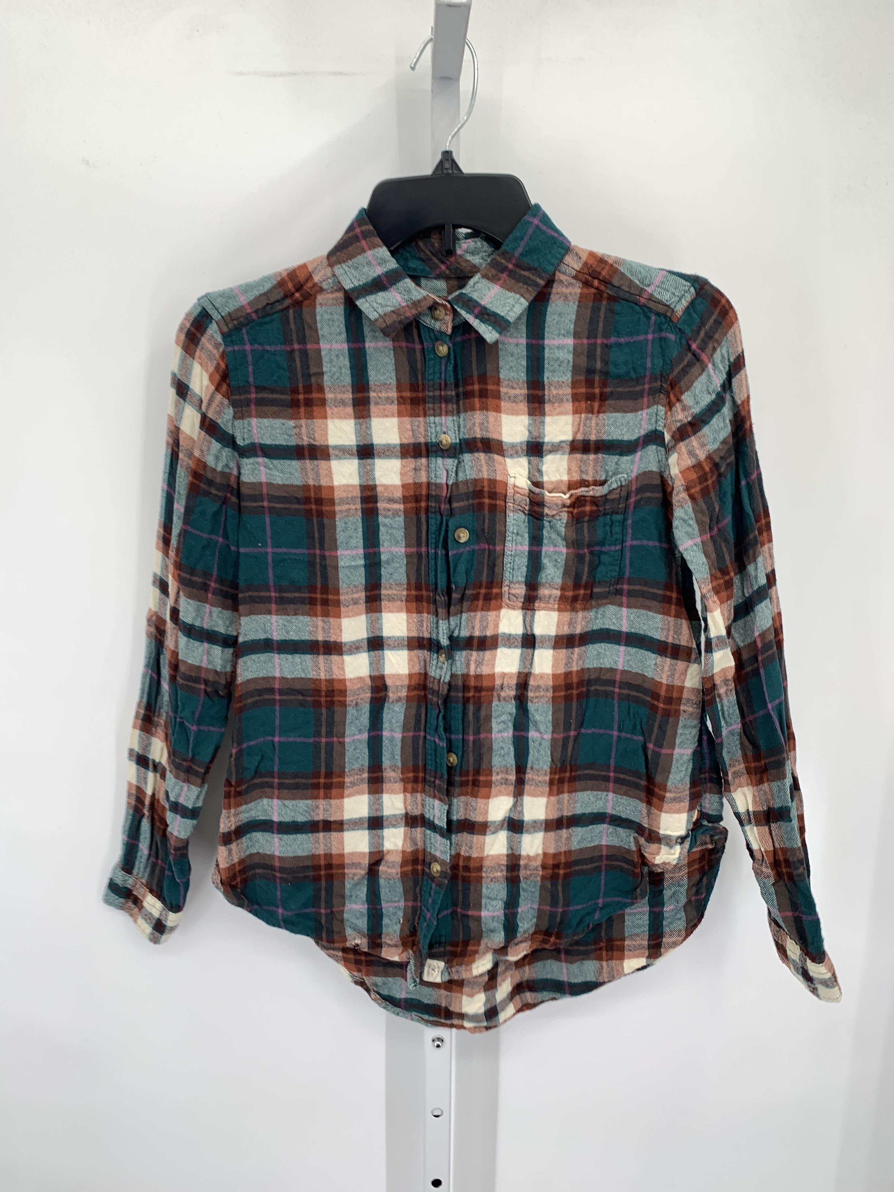 American Eagle Size Small Juniors Long Sleeve Shirt