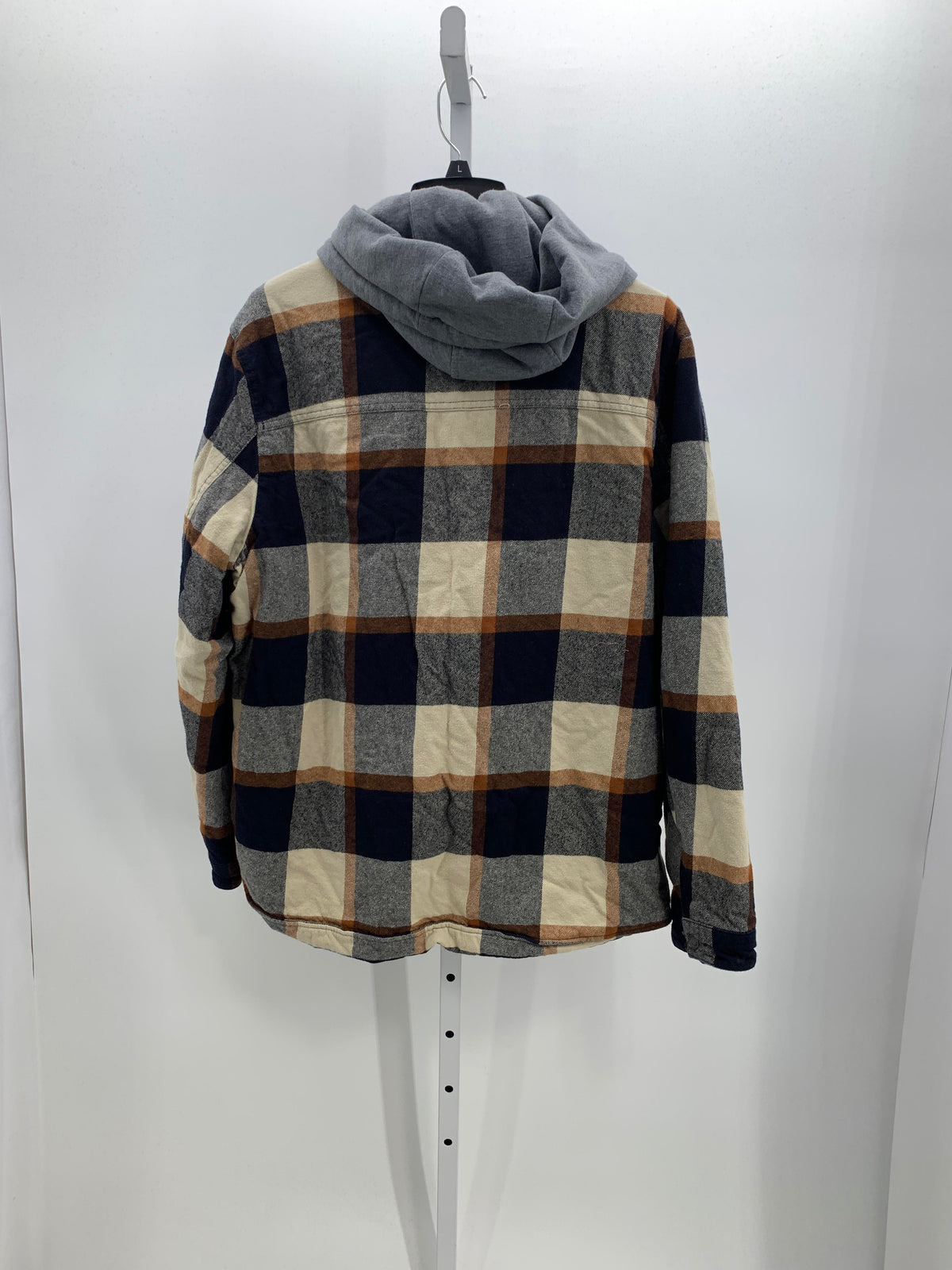 PLAID SHERPA LINED HOODED