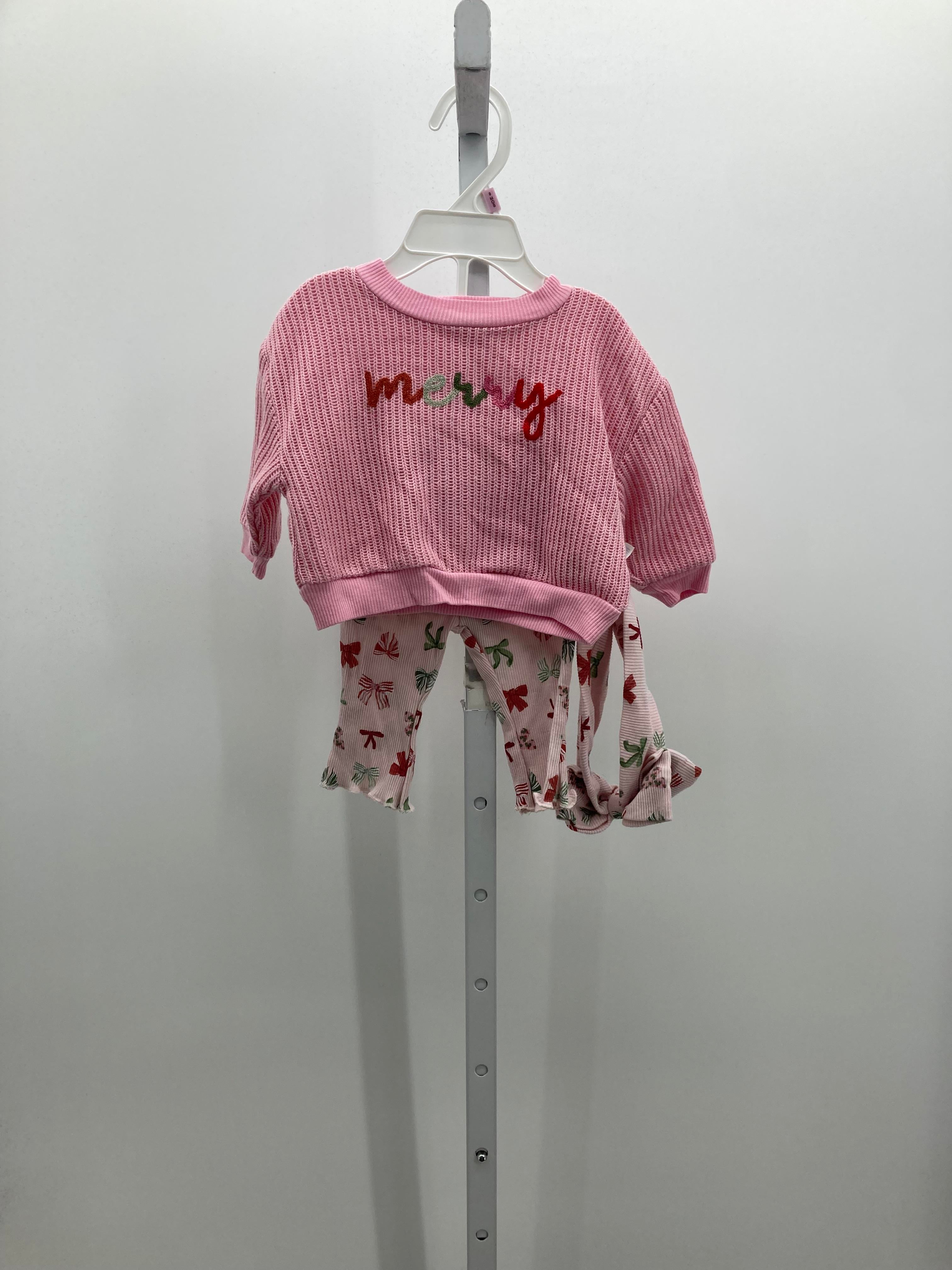 MERRY SWEATER BOWS PANTS AND HEADBAND