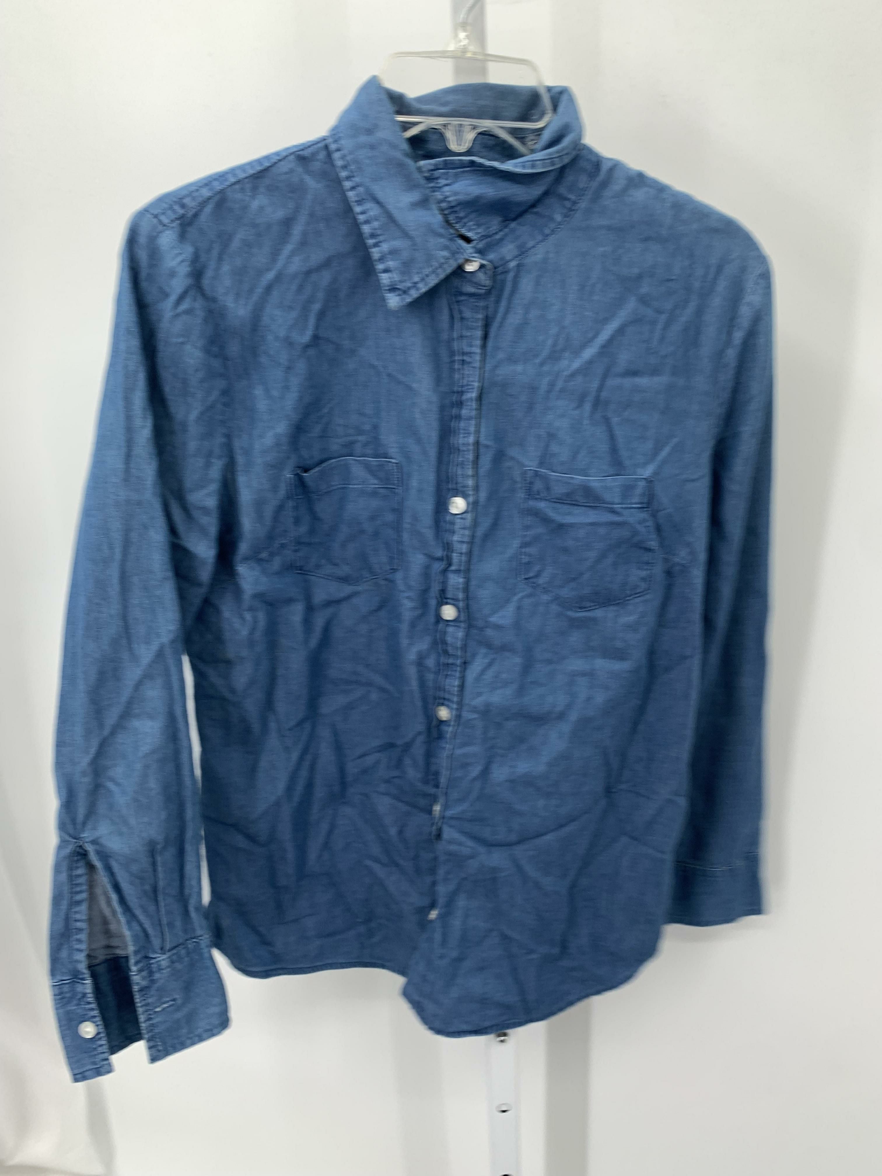 Faded Glory Size Small Misses Long Sleeve Shirt