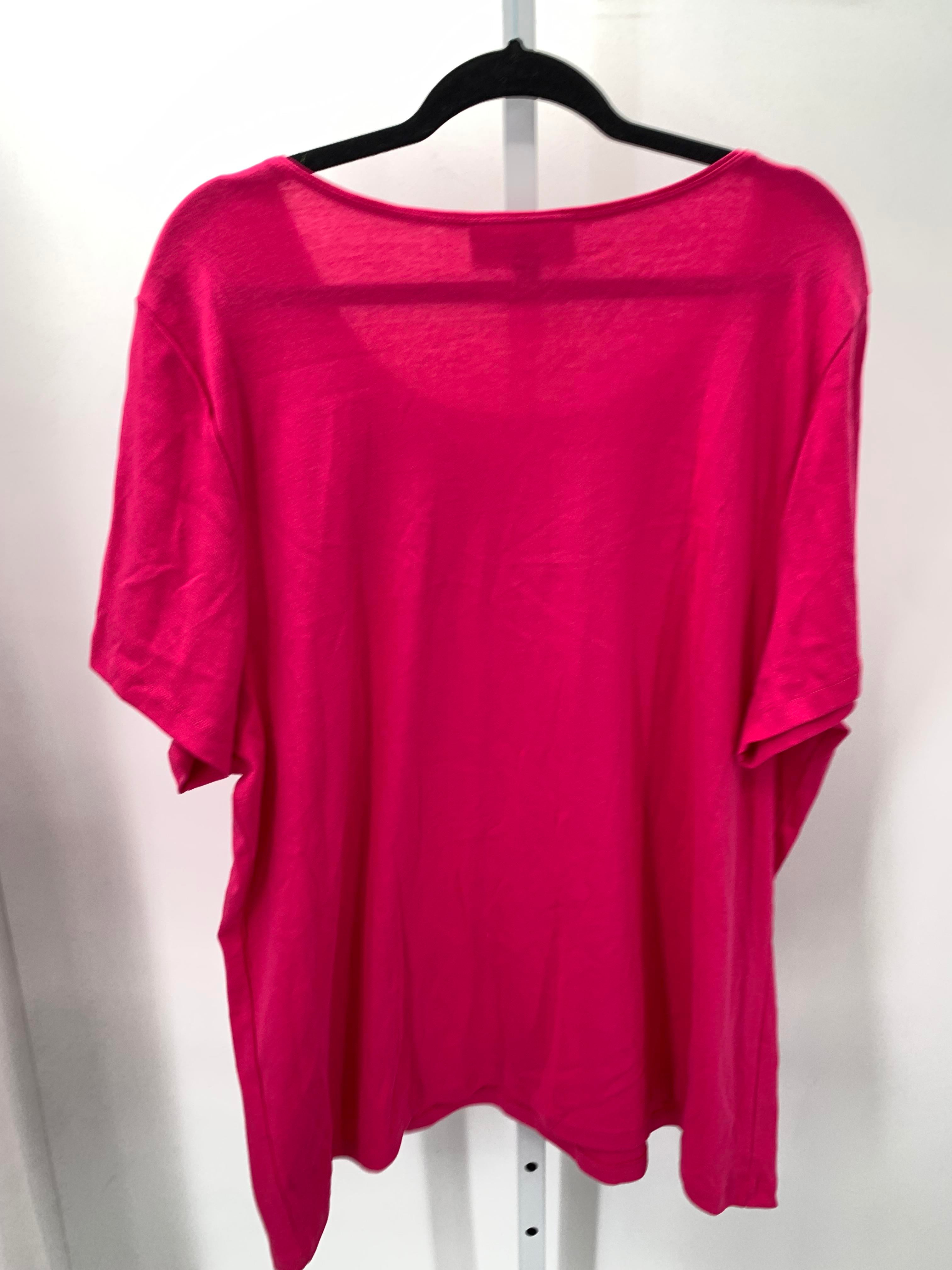 Karen Scott Size 3X Womens Short Sleeve Shirt