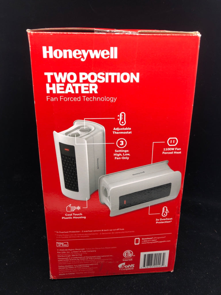 NIB HONEYWELL HEATER FAN.