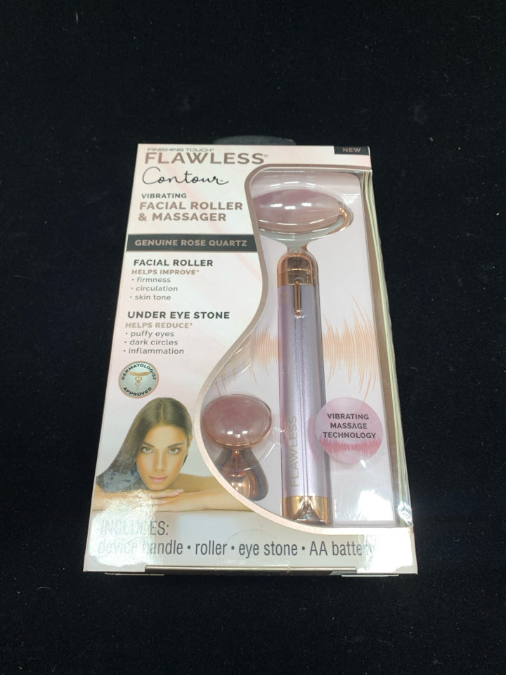 NIB FLAWLESS FACIAL ROLLER AND MASSAGER.