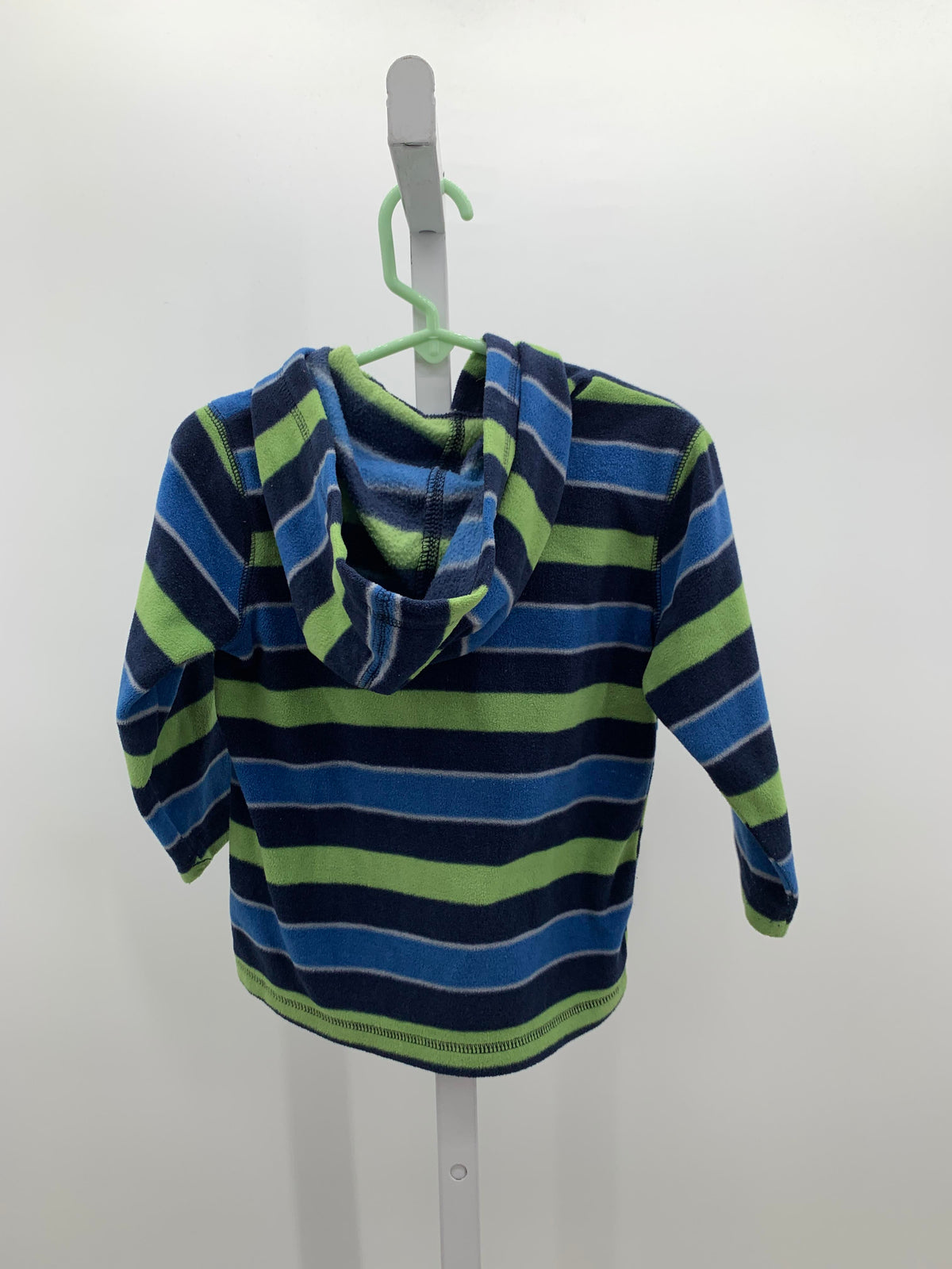GREEN STRIPES HOODED