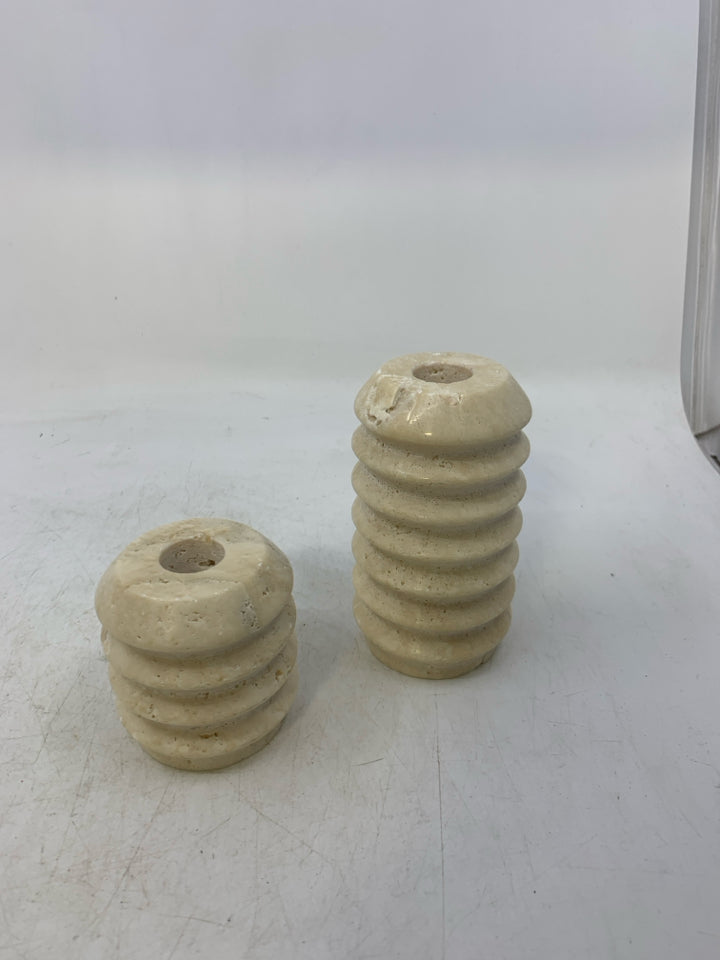 2 BEIGE HEAVY RIBBED TAPERED.