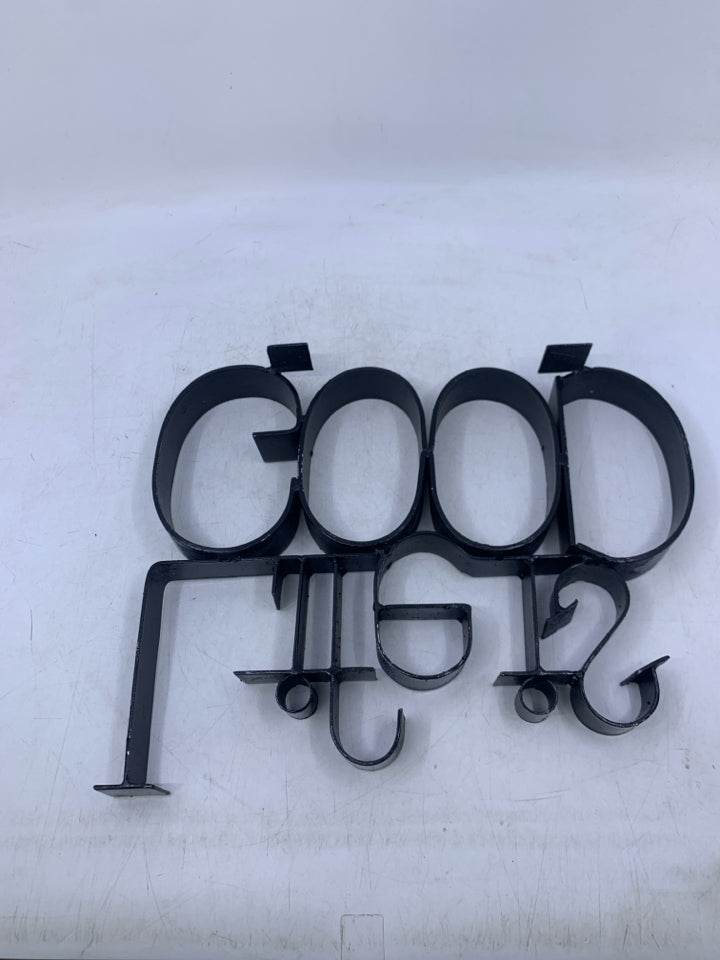 BLACK METAL LIFE IS GOOD STANDING SIGN.