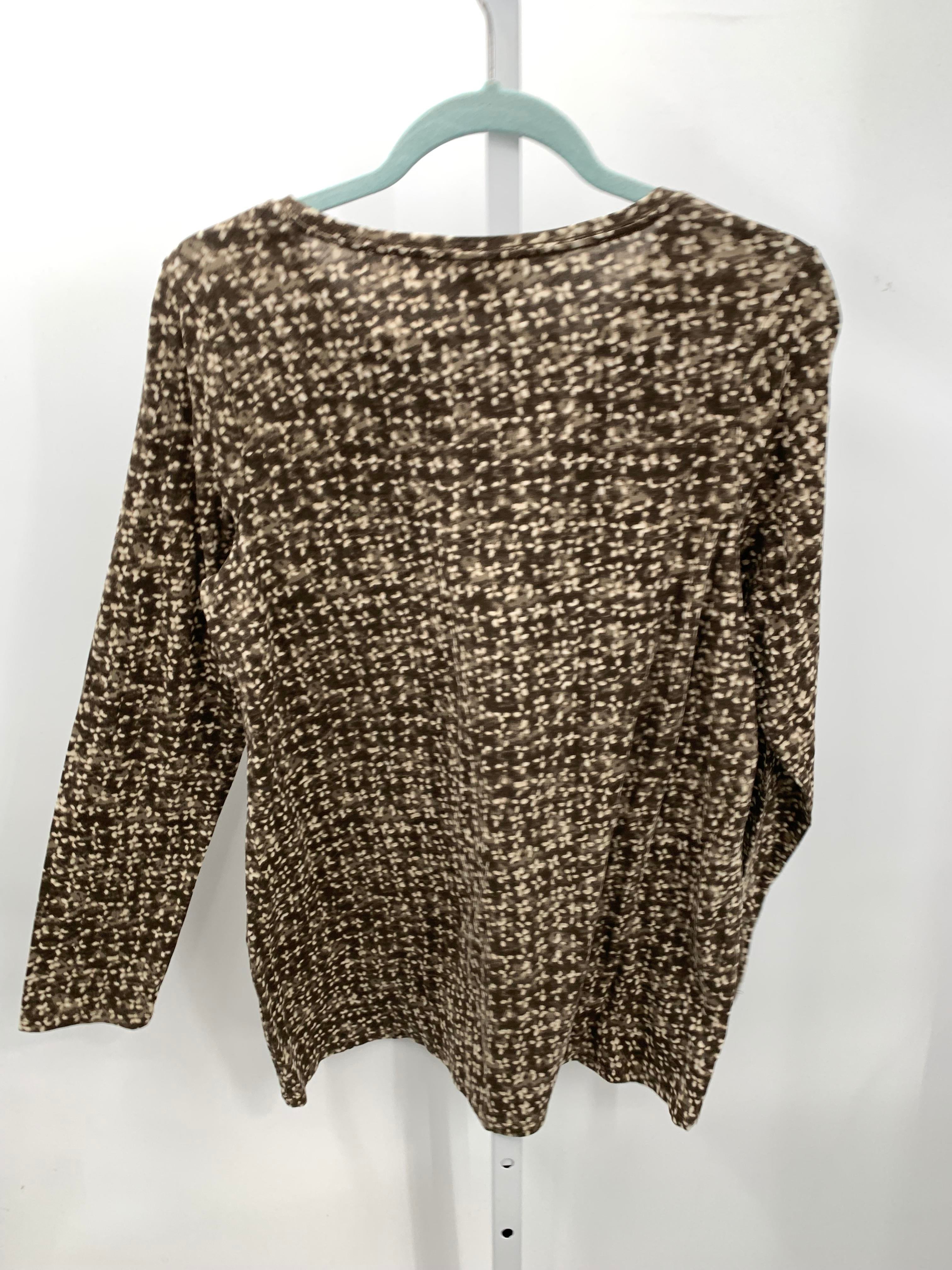 J-Jill Size Medium Misses Long Sleeve Shirt