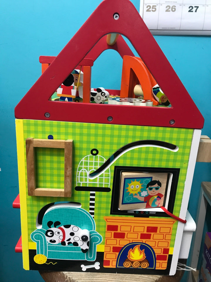 WOODEN PLAYGROUND TODDLER ACTIVITY BLOCK