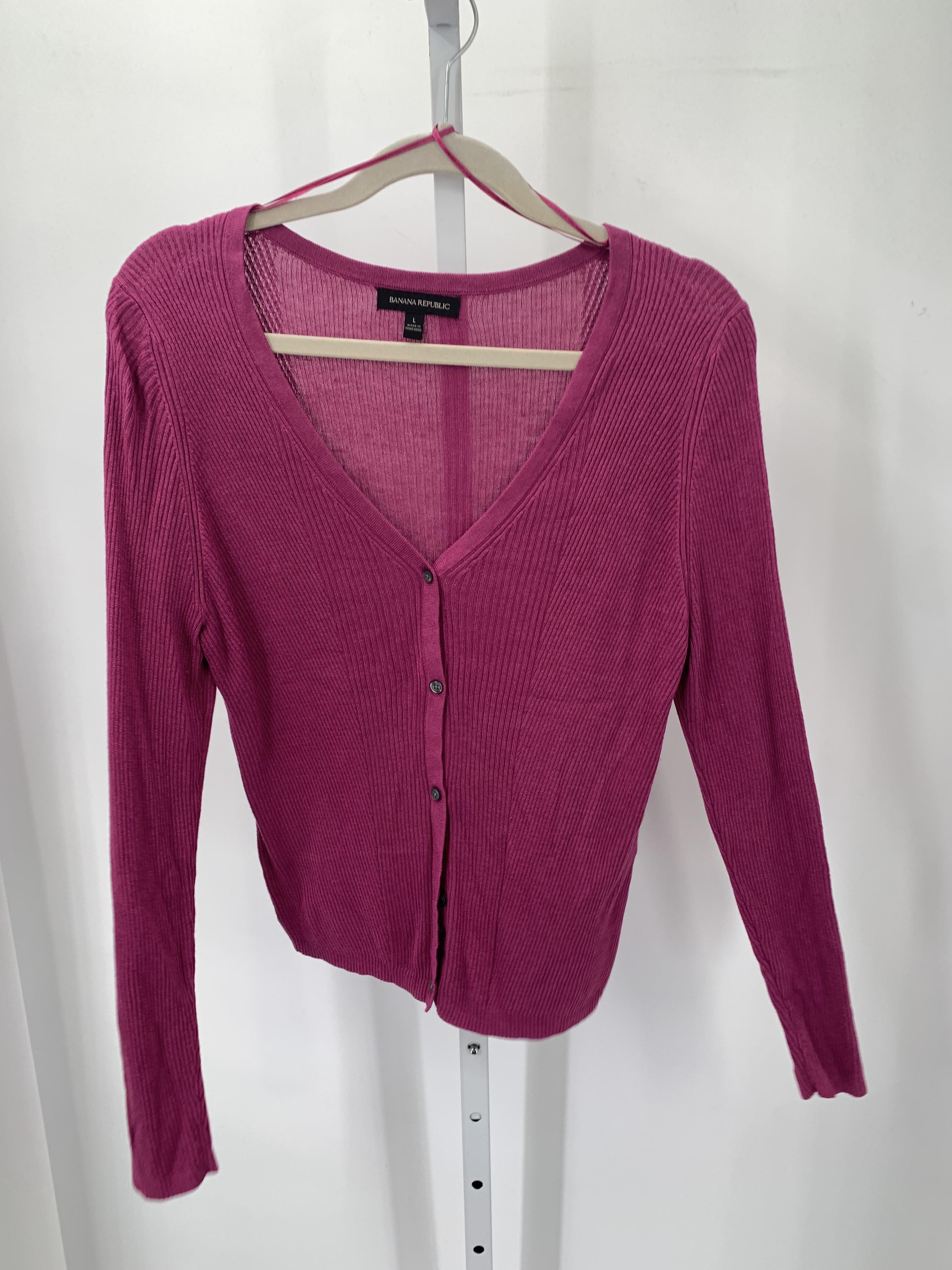 Banana Republic Size Large Misses Long Slv Sweater