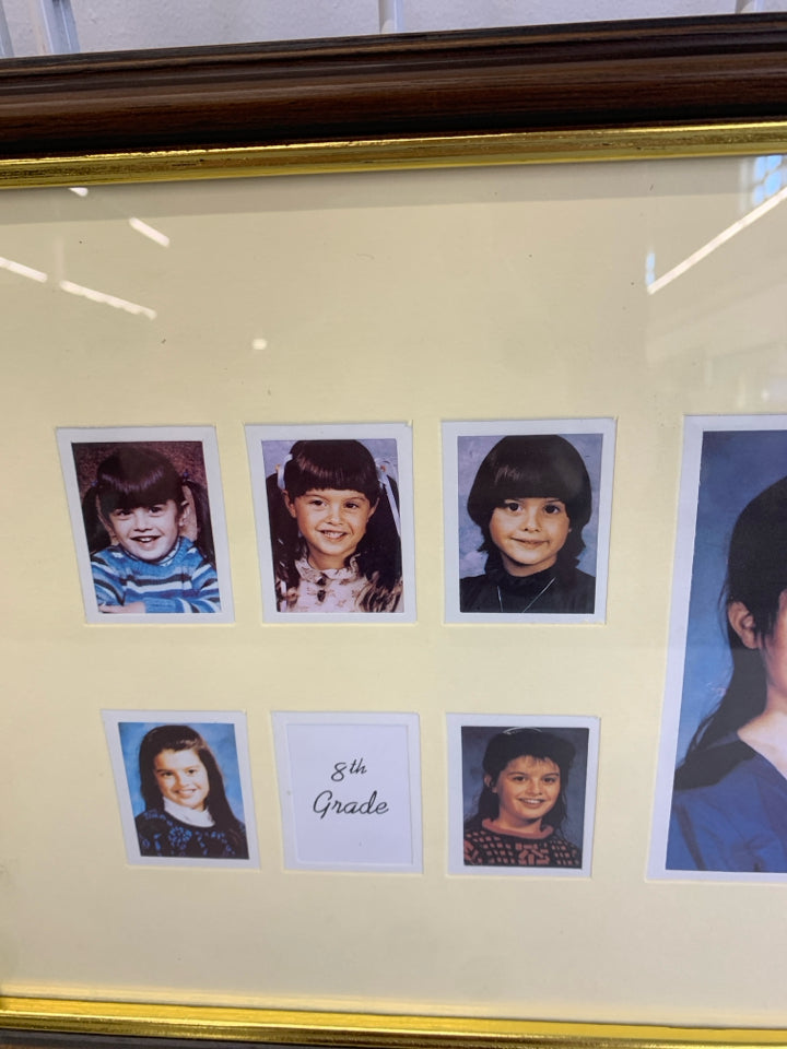 SCHOOL PORTRAIT COLLAGE PHOTO FRAME.