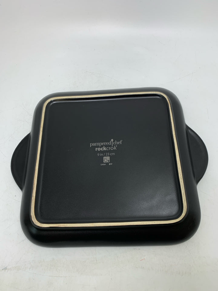 SQUARE ROCKCROK GRILL STONE GRIDDLE CERAMIC NONSTICK PAN.