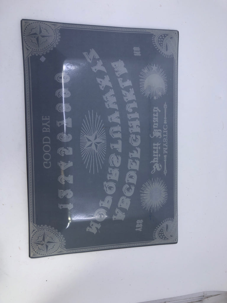 OUIJA BOARD BLACK TRAY.