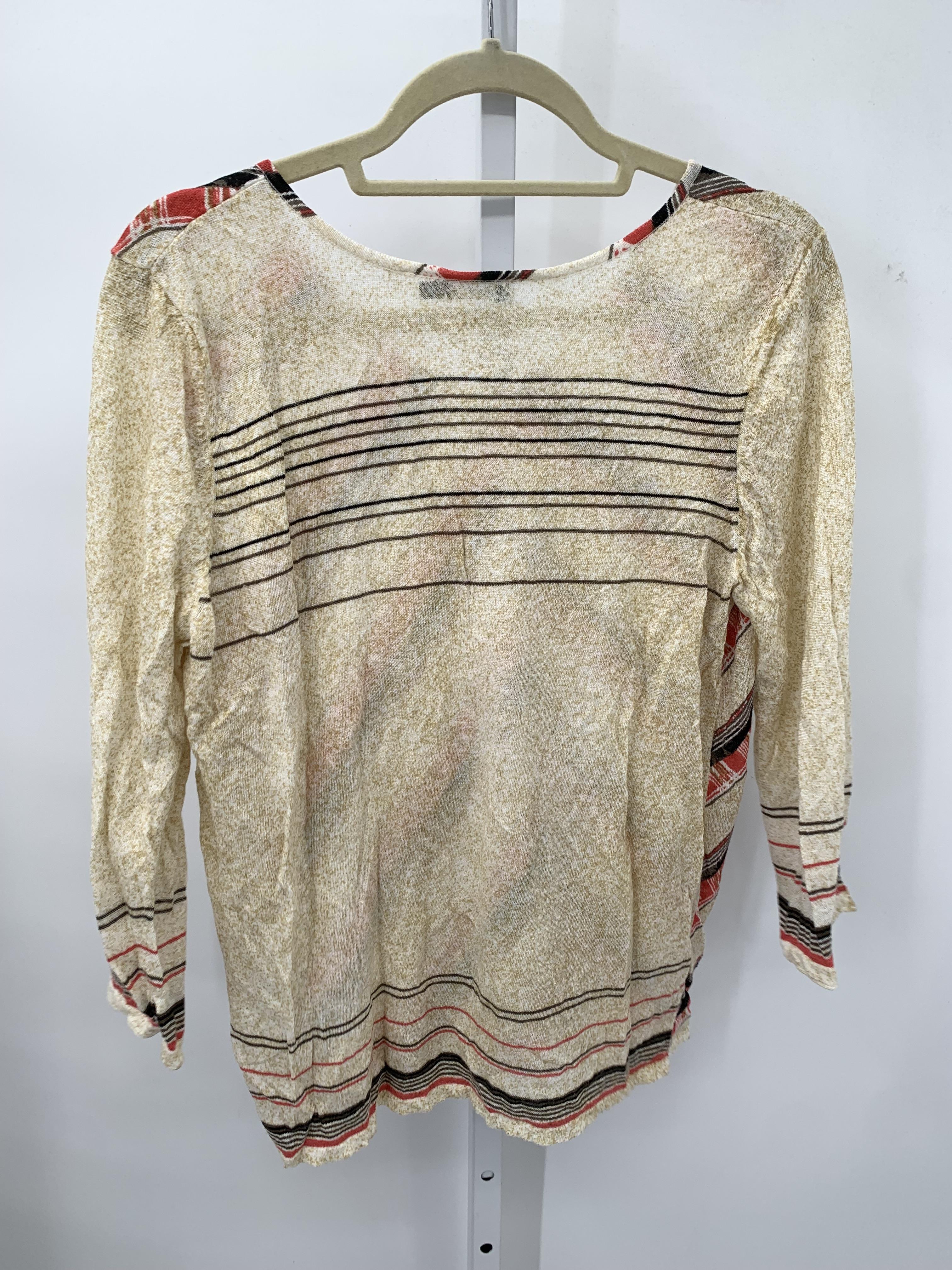 Nic+Zoe Size Large Misses 3/4 Sleeve Sweater