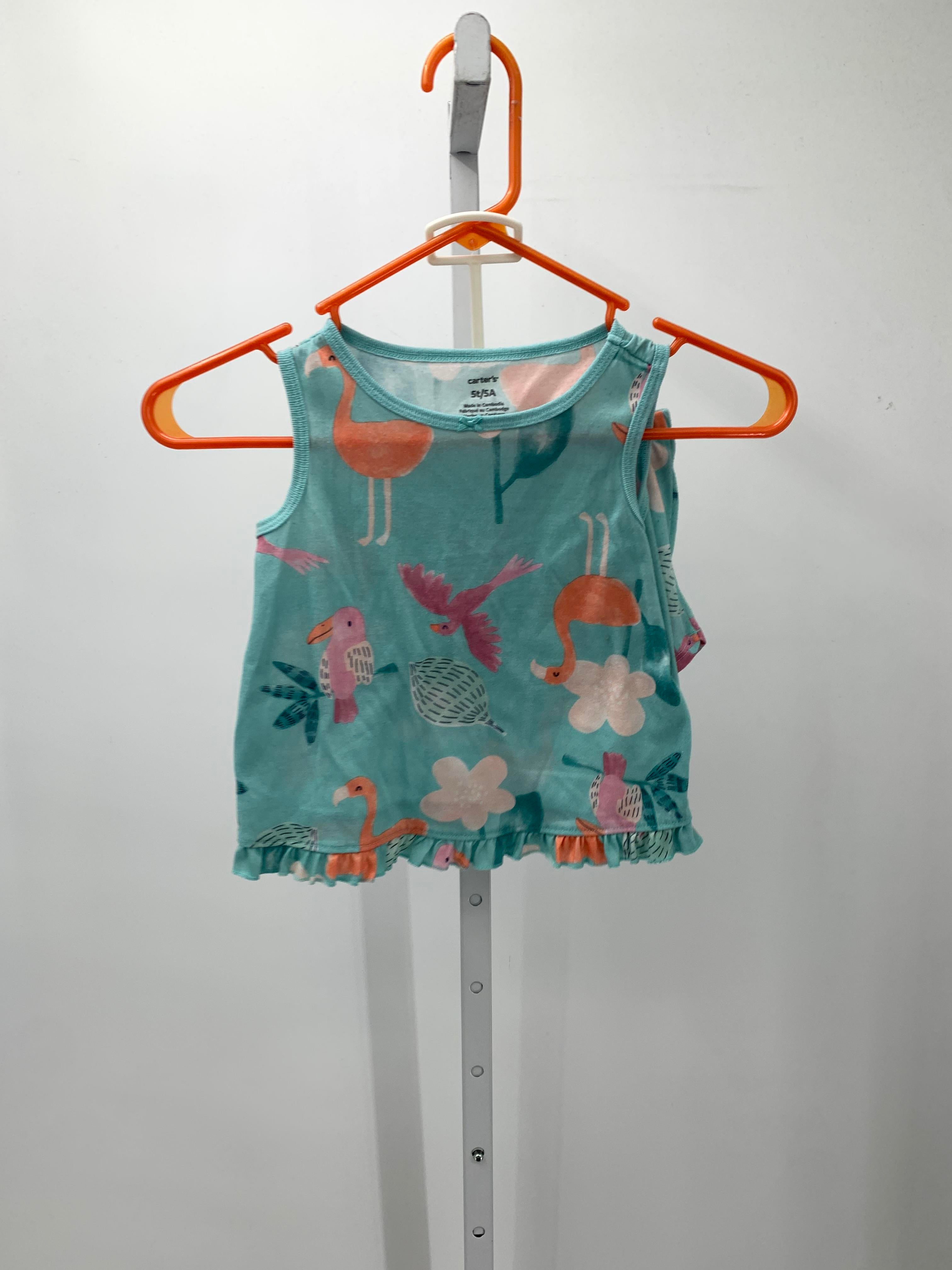 Carters Size 5T Girls Pajamas