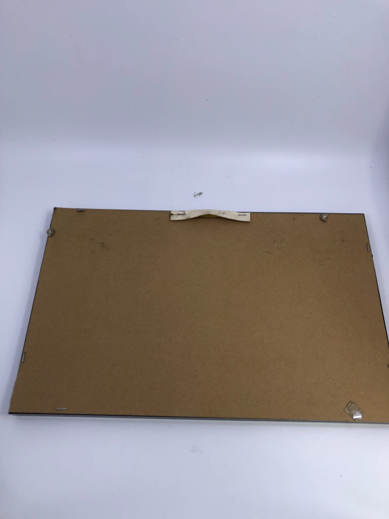 FRAMED "FREEDOM" ON CLOTHES WIRE SIGN.