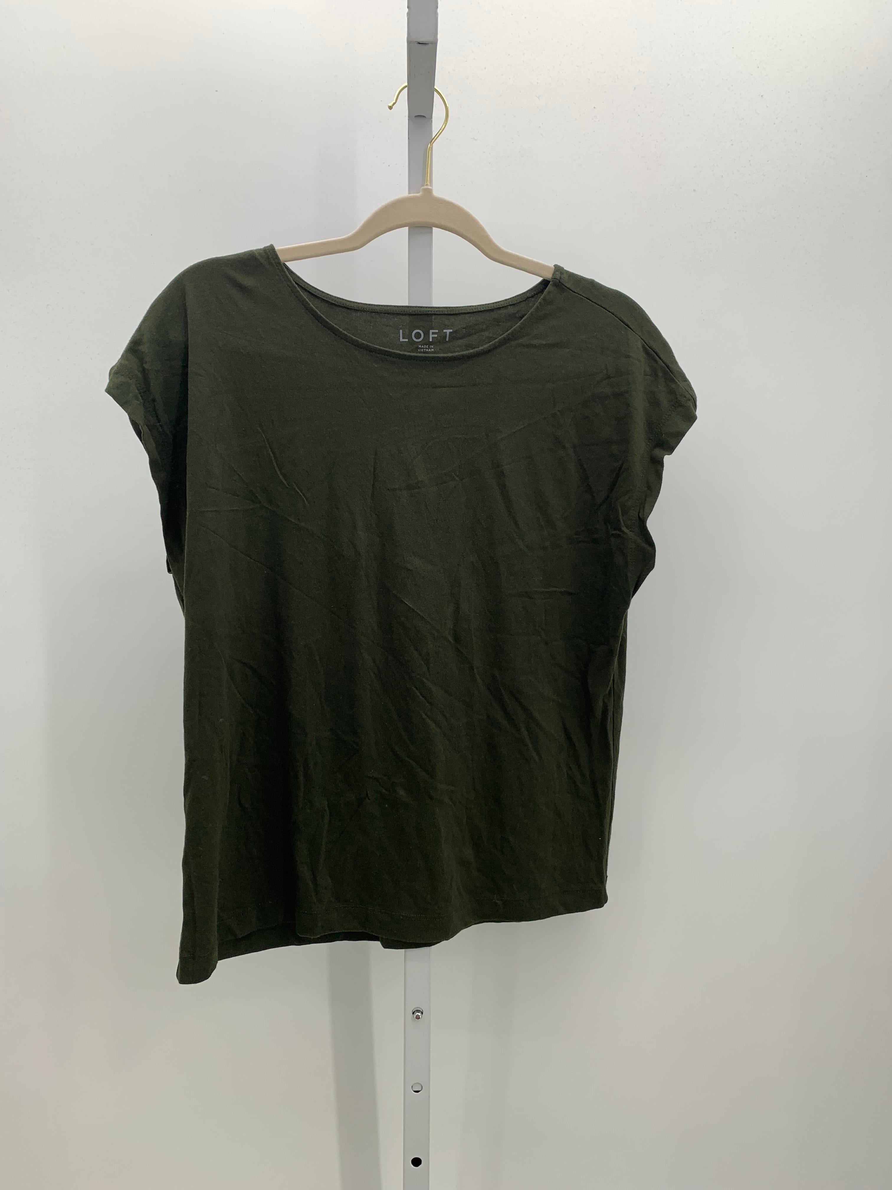 Loft Size Medium Misses Short Sleeve Shirt
