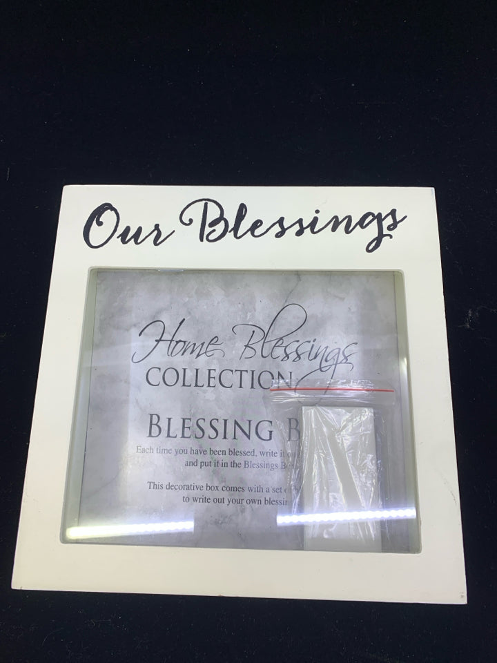 "OUR BLESSING" DROP BOX MONEY/CARDS.