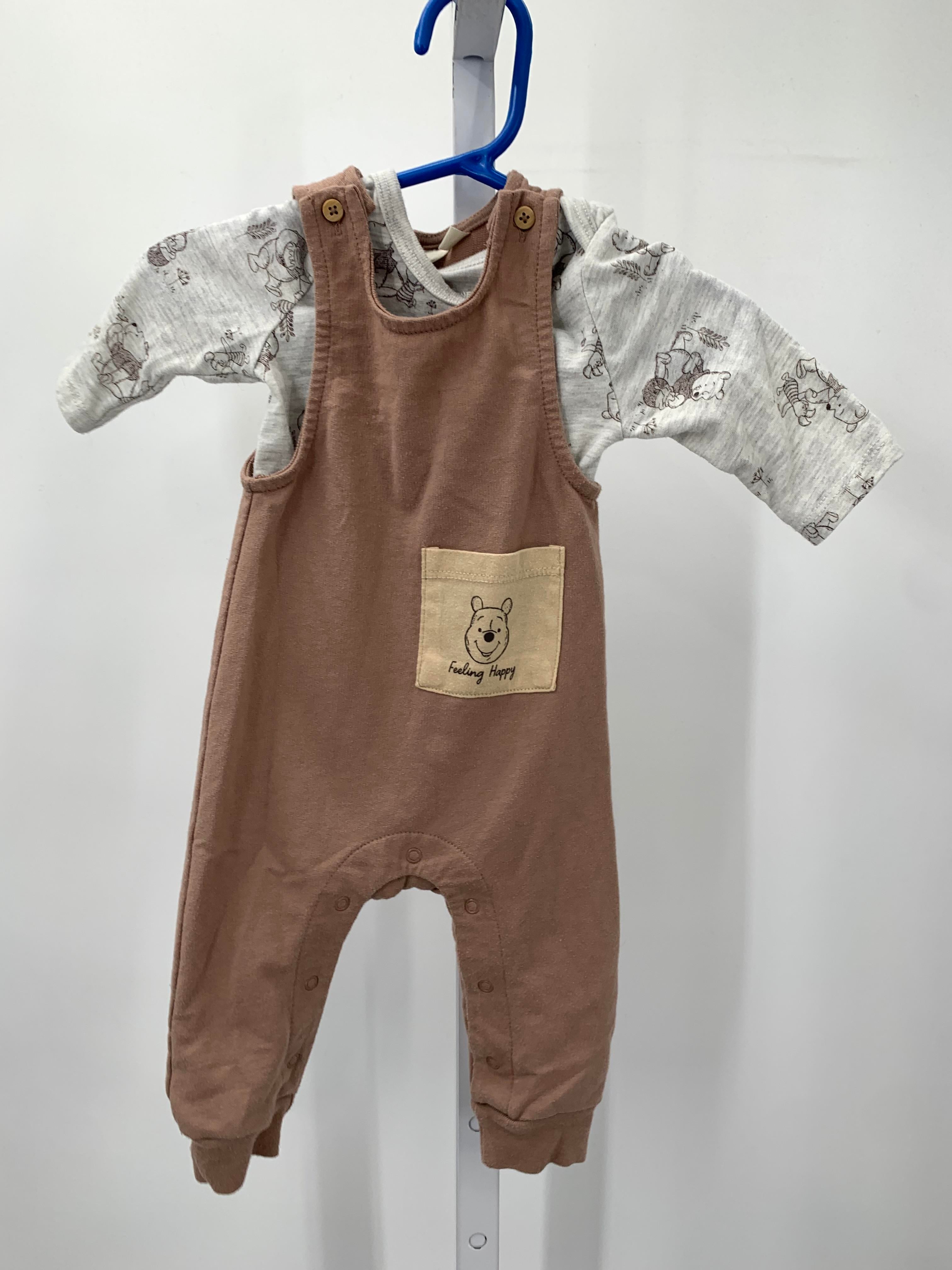 FEELING HAPPY OVERALLS POOH BEAR SHIRT