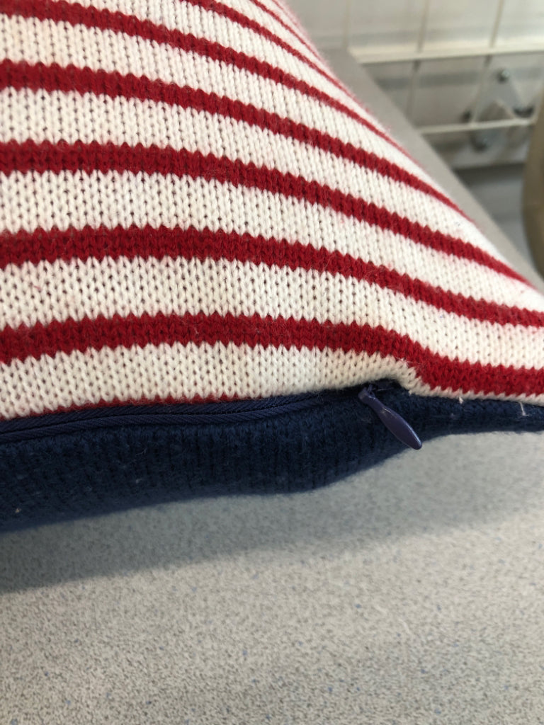 NAUTICAL THROW PILLOW.