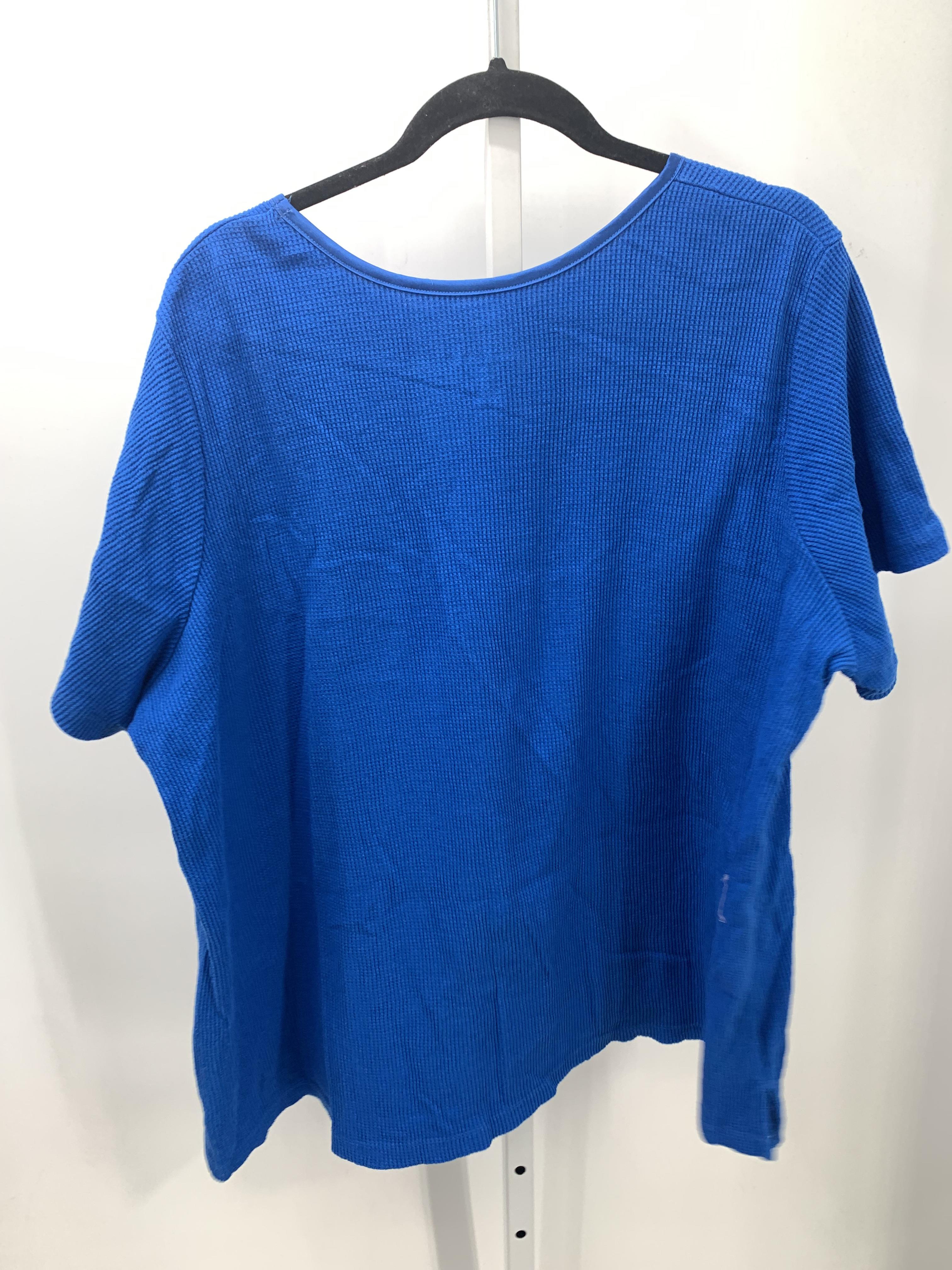 Woman Within Size 2X Womens Short Sleeve Shirt