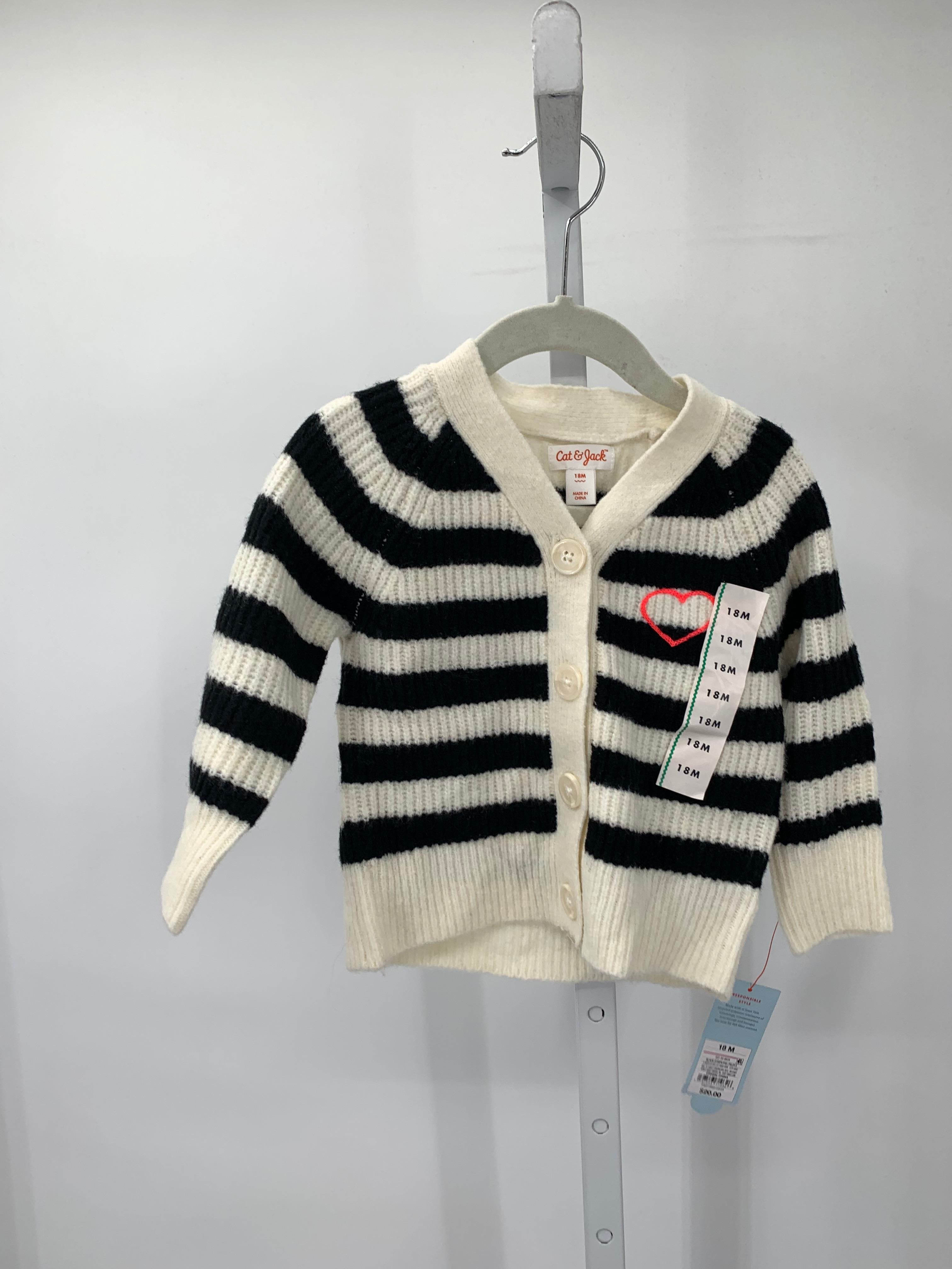 Cat & Jack Size 18 Months Girls Long Sleeve Sweater
