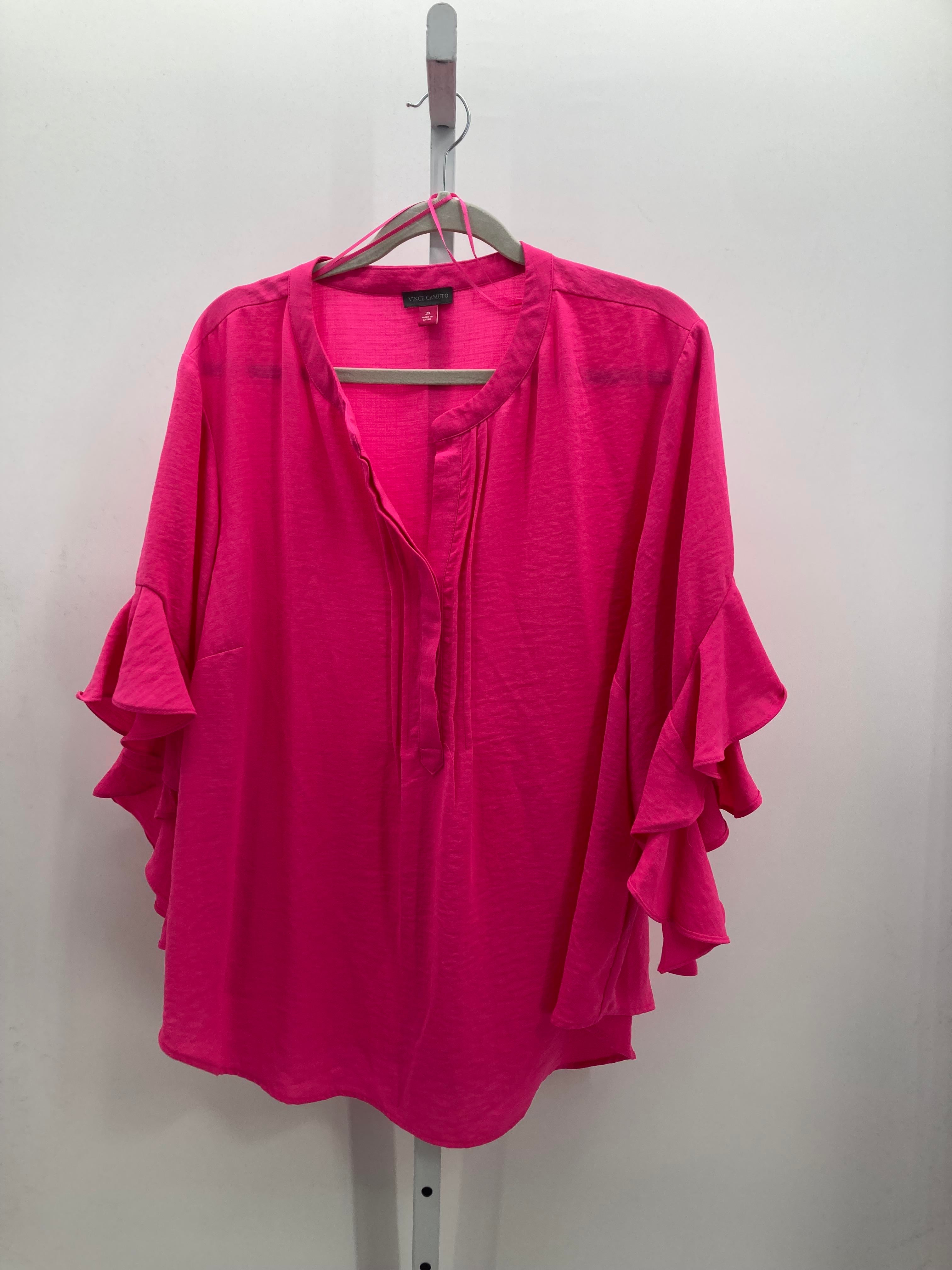 Vince Camuto Size 3X Womens Short Sleeve Shirt