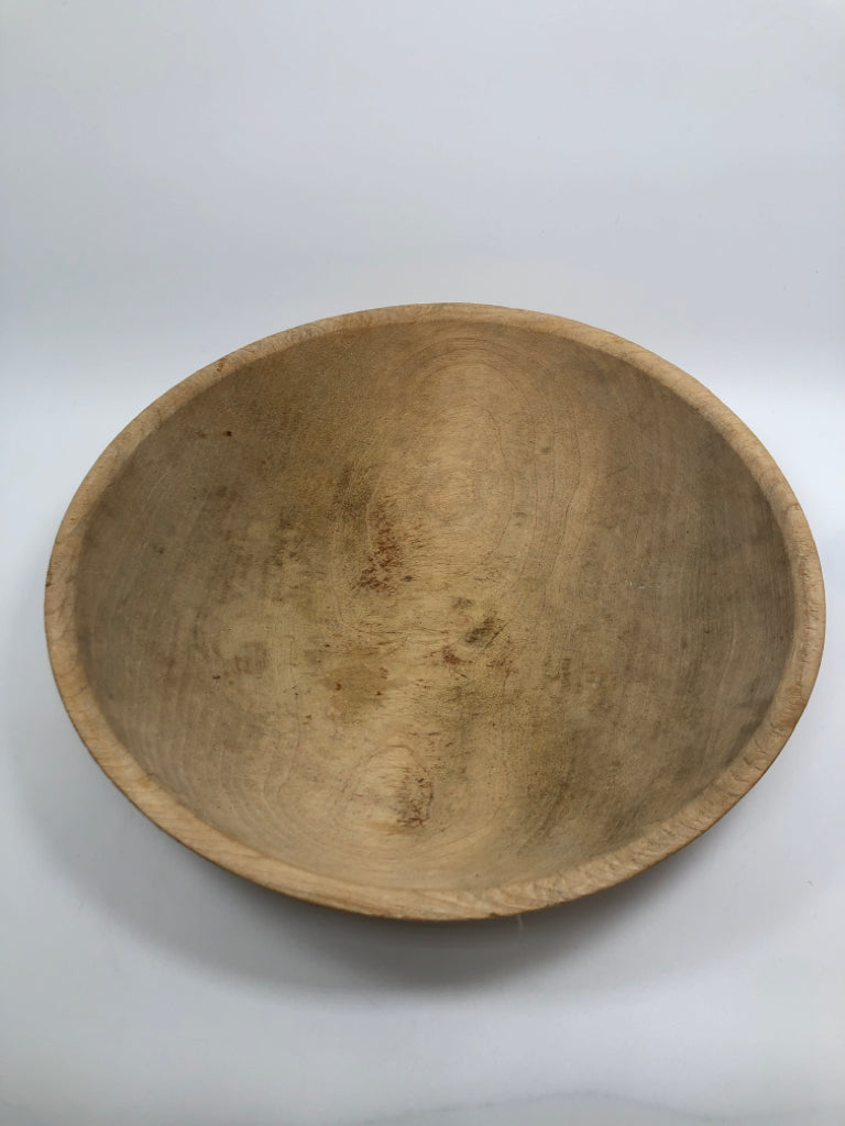 LG WOODEN BOWL.