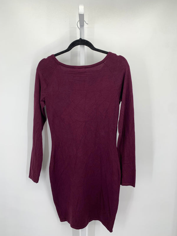 Planet Gold Size Medium Misses Long Sleeve Dress