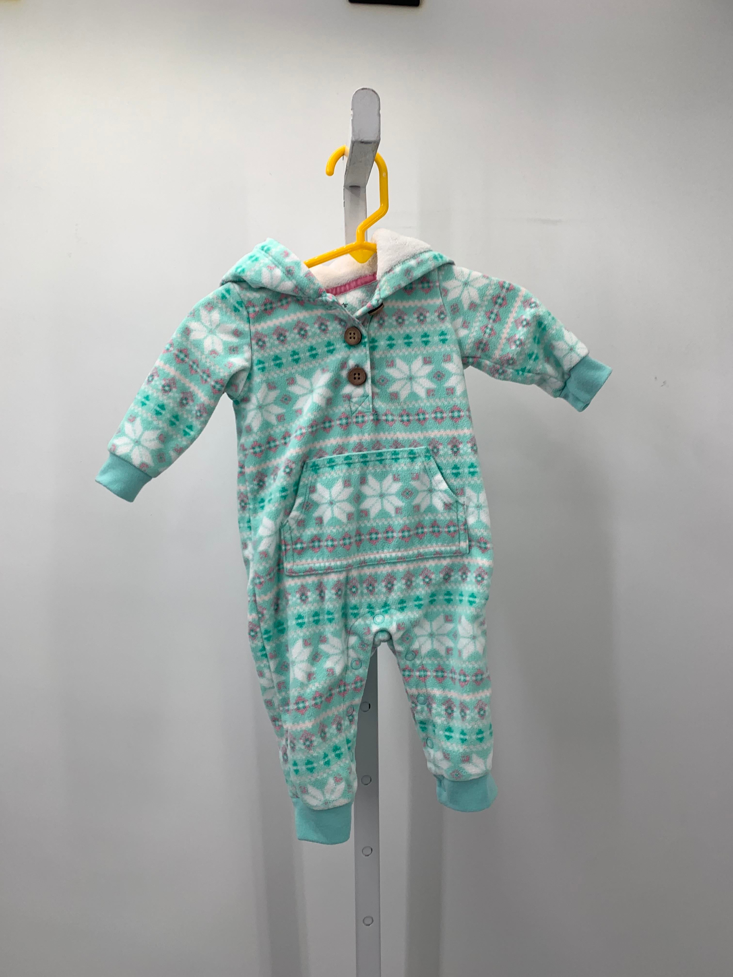 Carters Size 3 Months Girls Long Slv. Romper