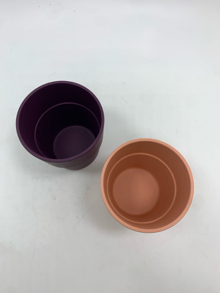 2 BAMBOO CHILDRENS DRINK CUPS.