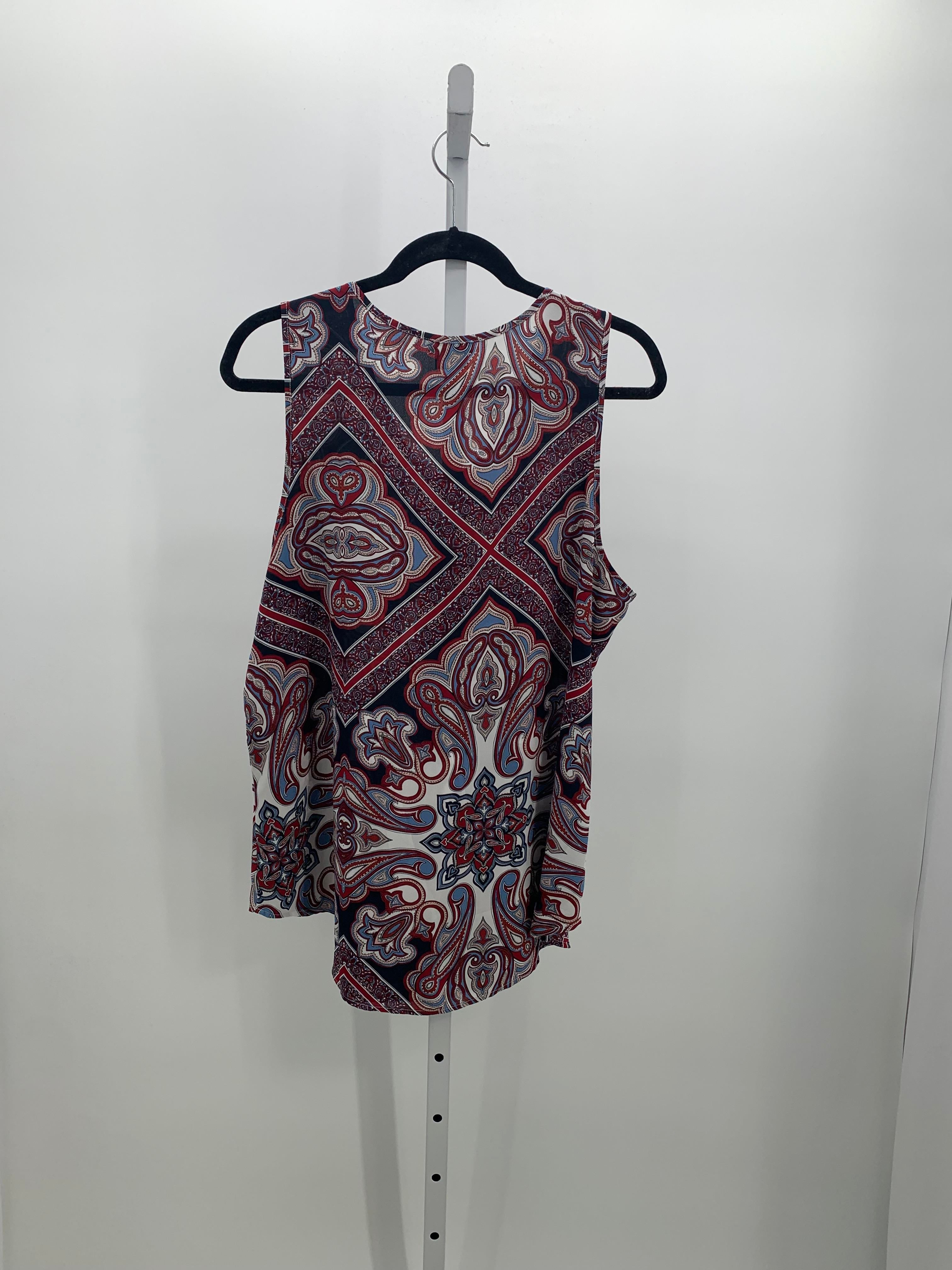 Van Heusen Size Extra Large Misses Sleeveless Shirt