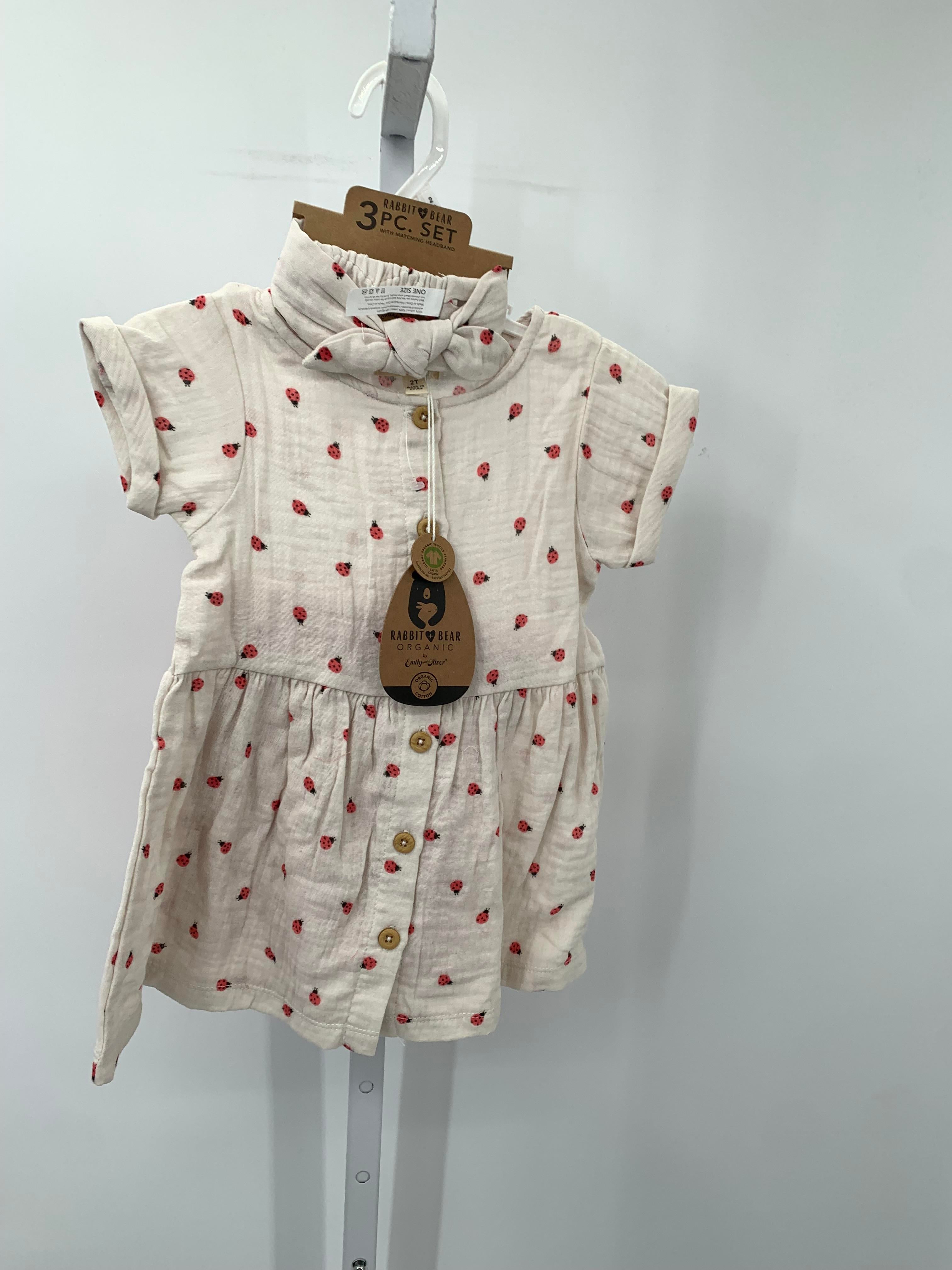 Rabbit + Bear Size 2T Girls 2 Pieces