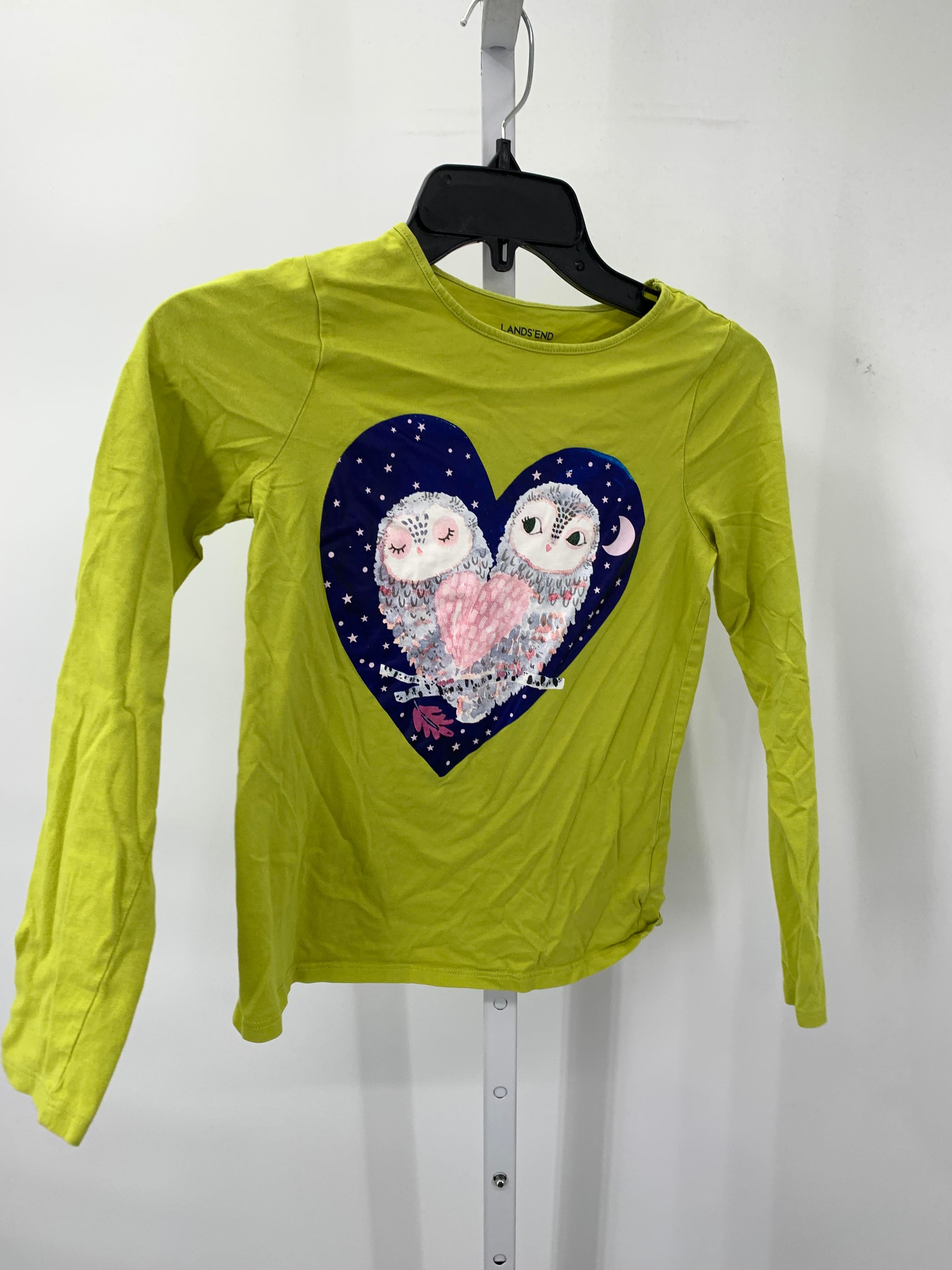 Lands End Size 10-12 Girls Long Sleeve Shirt