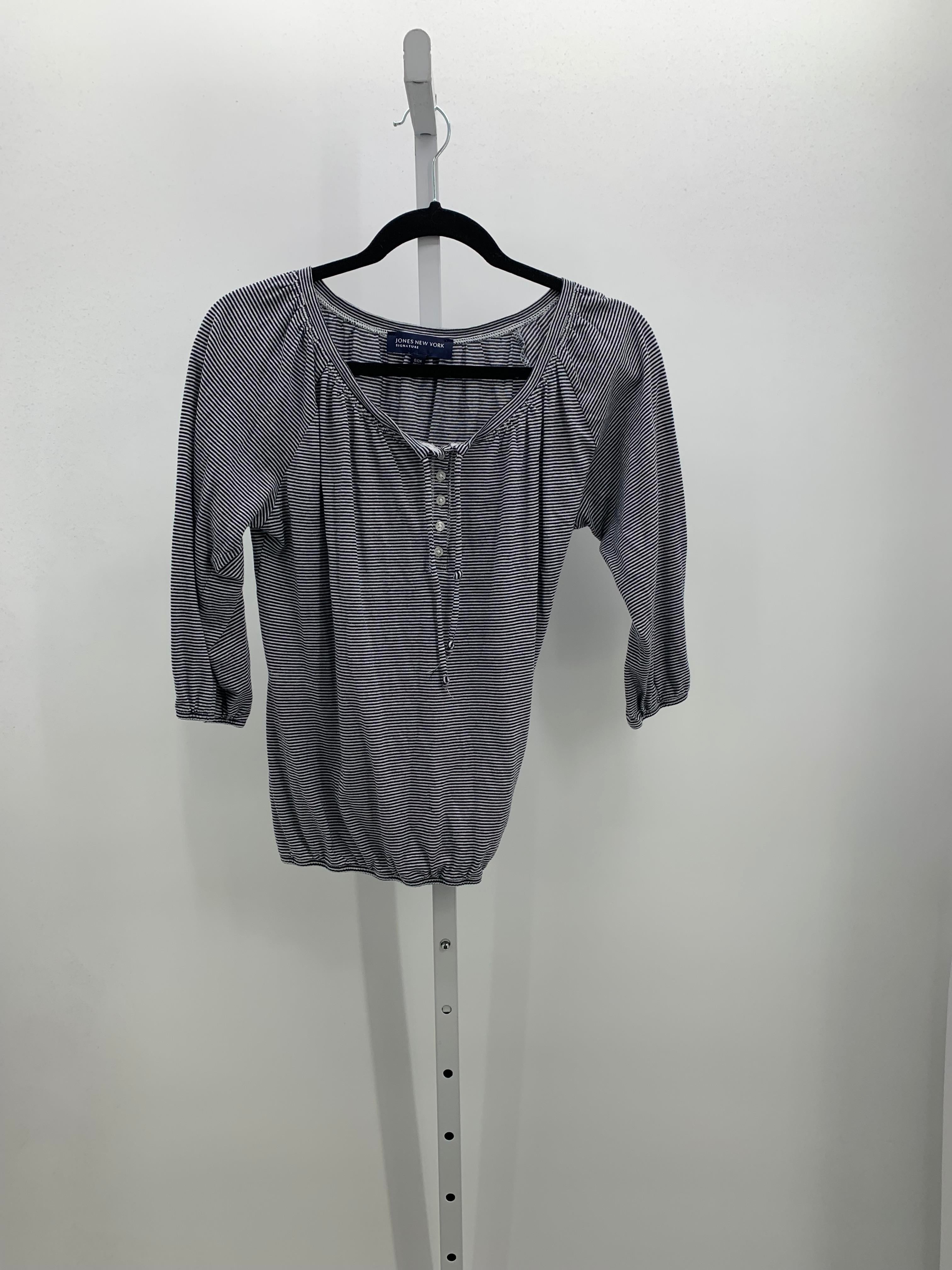 Jones New York Size Small Misses 3/4 Sleeve Shirt