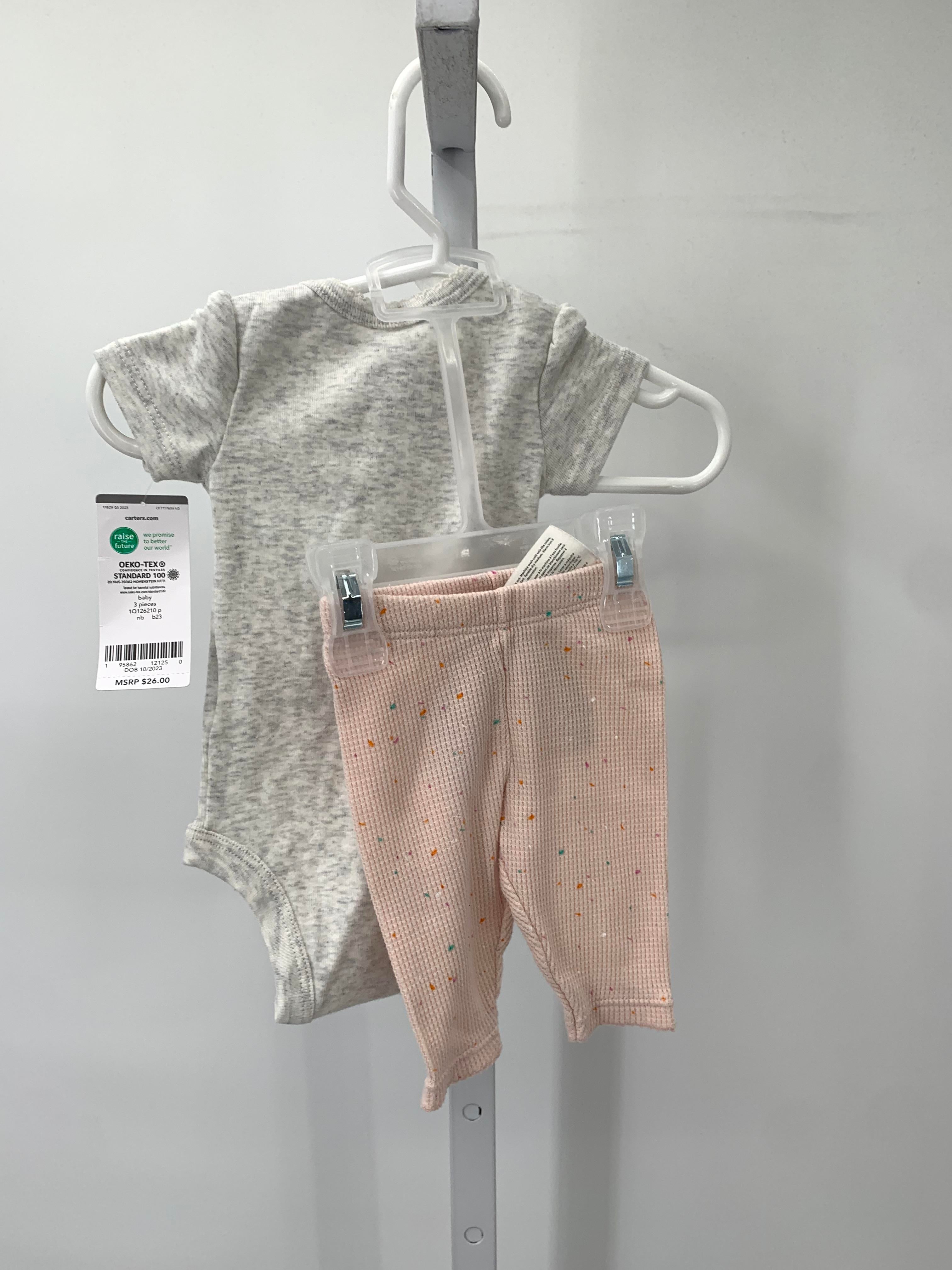 Carters Size Newborn Girls 2 Pieces