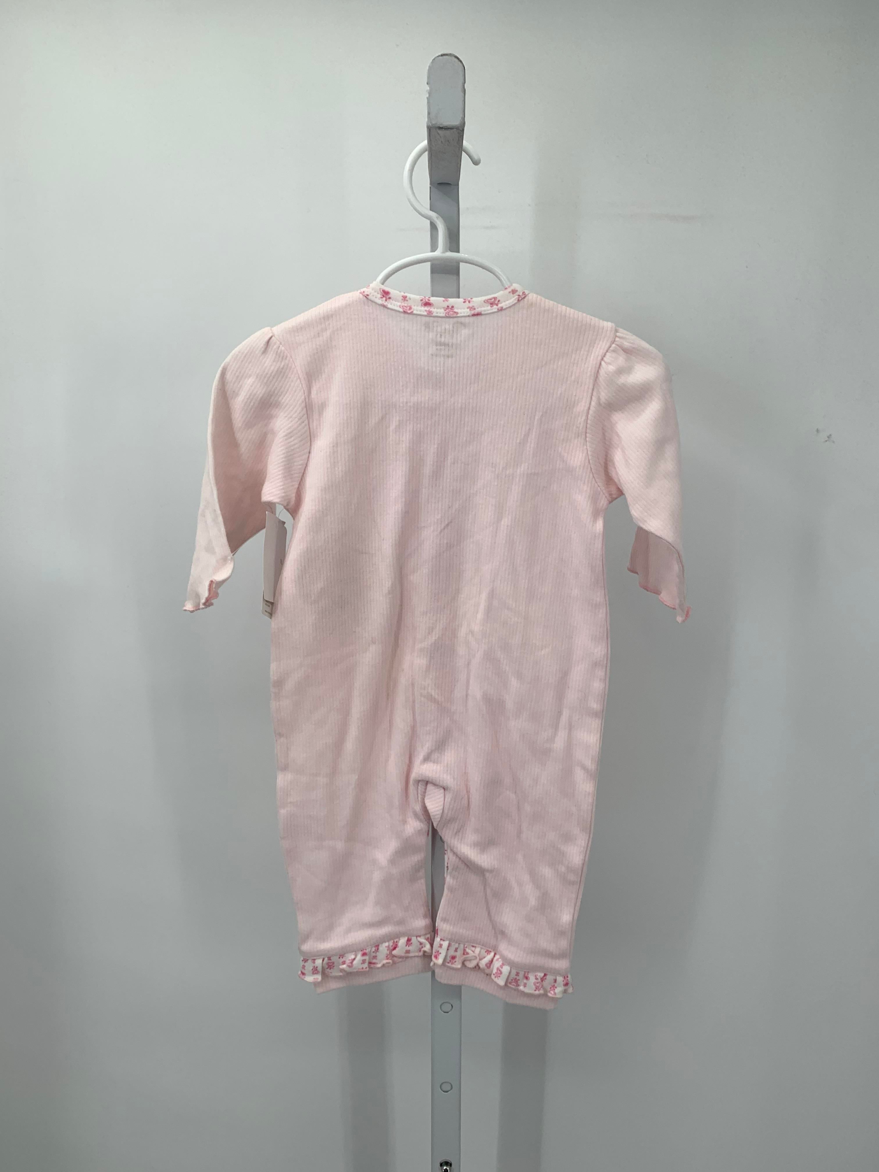 Rene Rofe Size 6-9 mon Girls Long Slv. Romper
