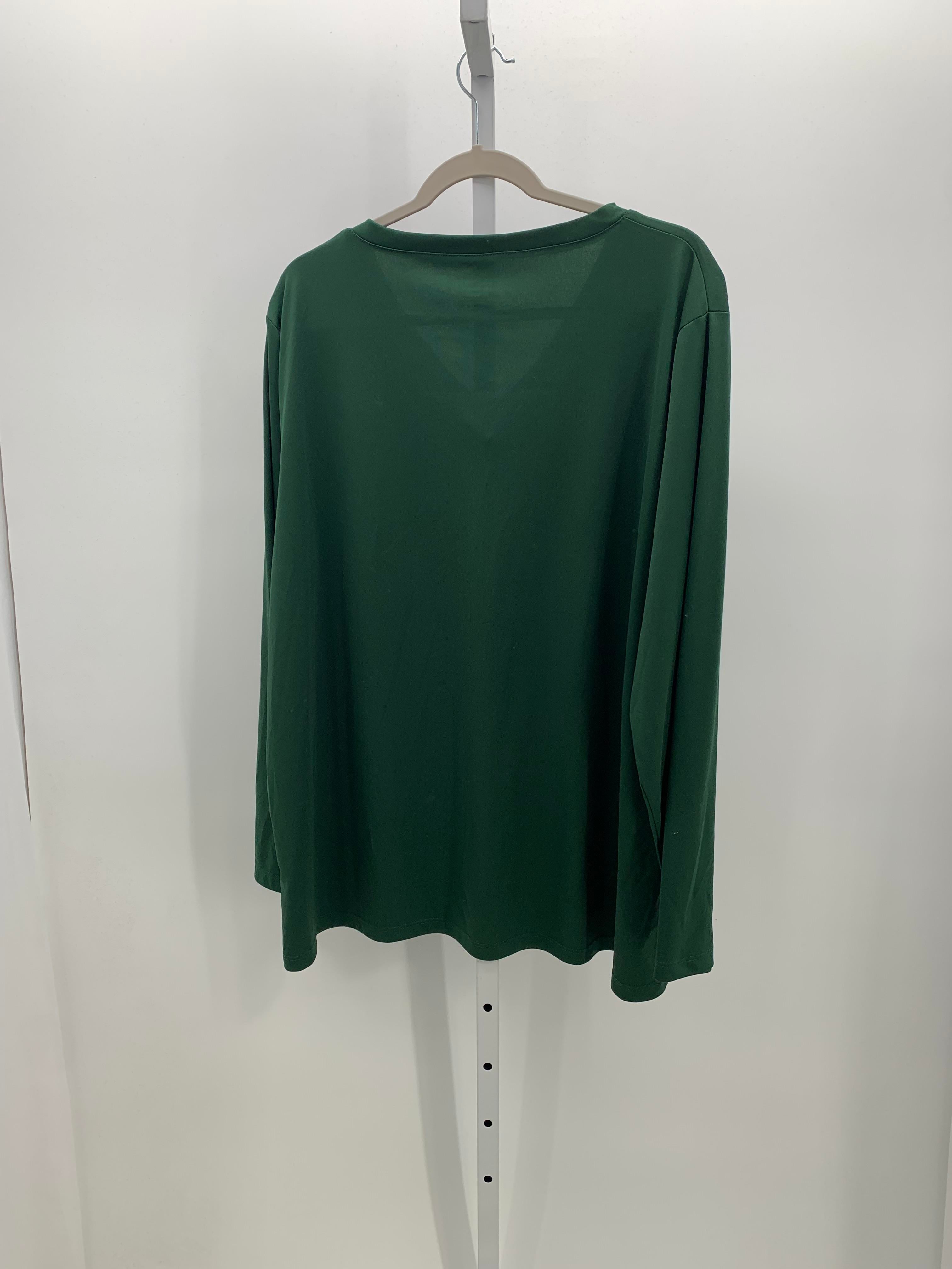 Size 4X Womens Long Sleeve Shirt