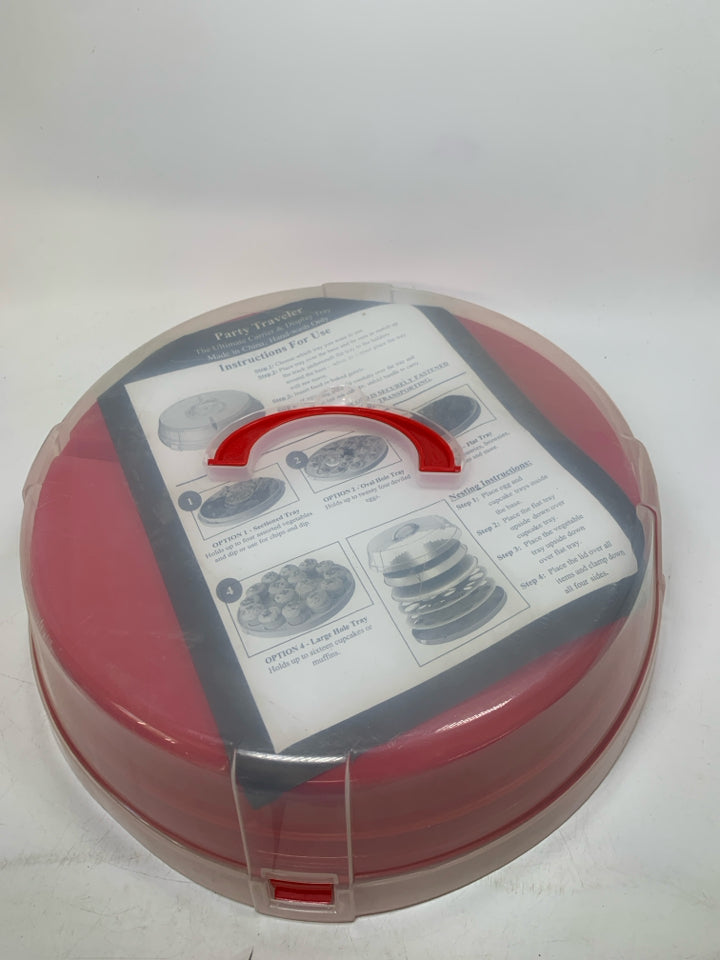PLASTIC PARTY TRAVELER TRAY.