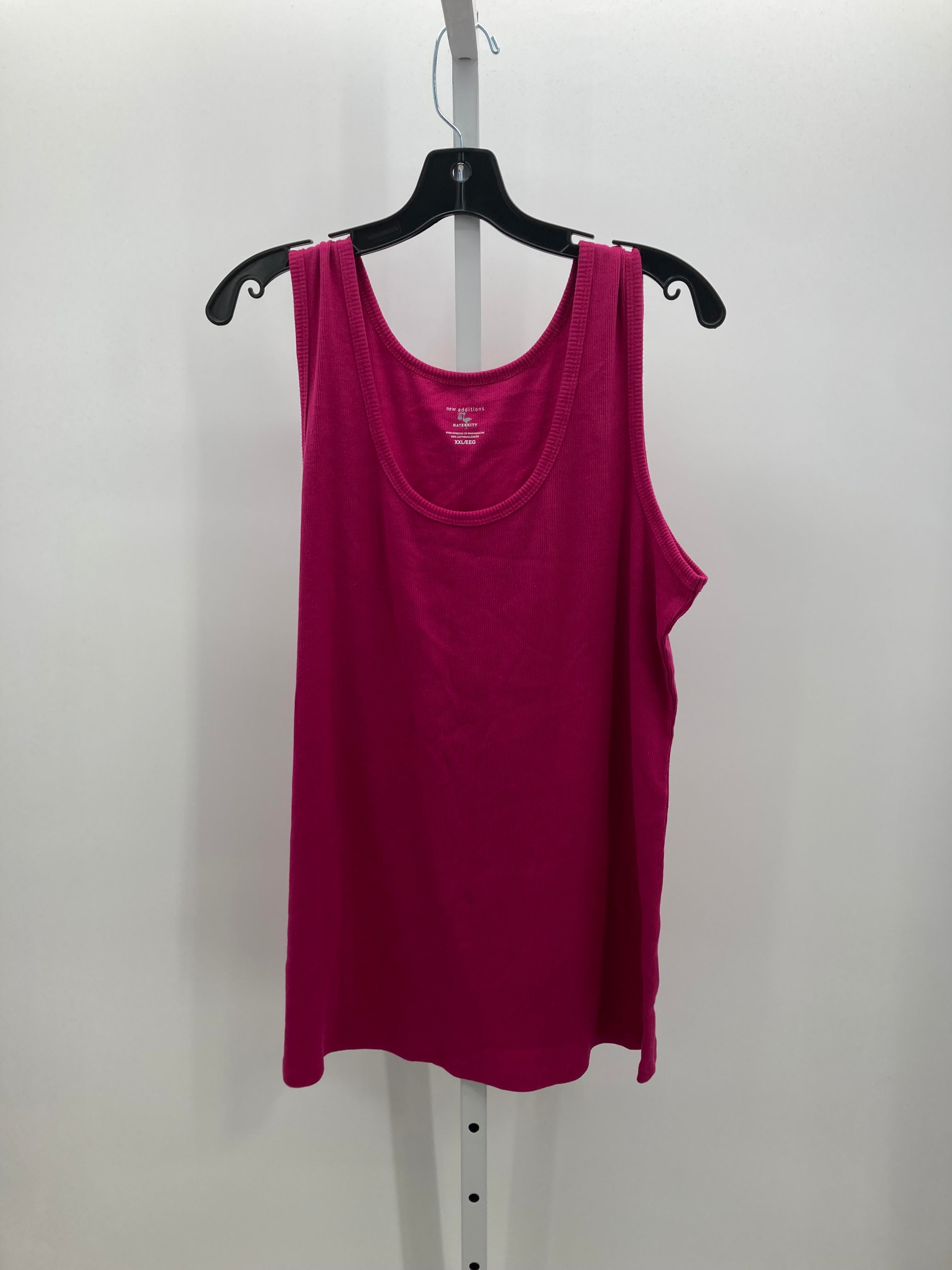 New Additions Magenta Size XXL Maternity Tank