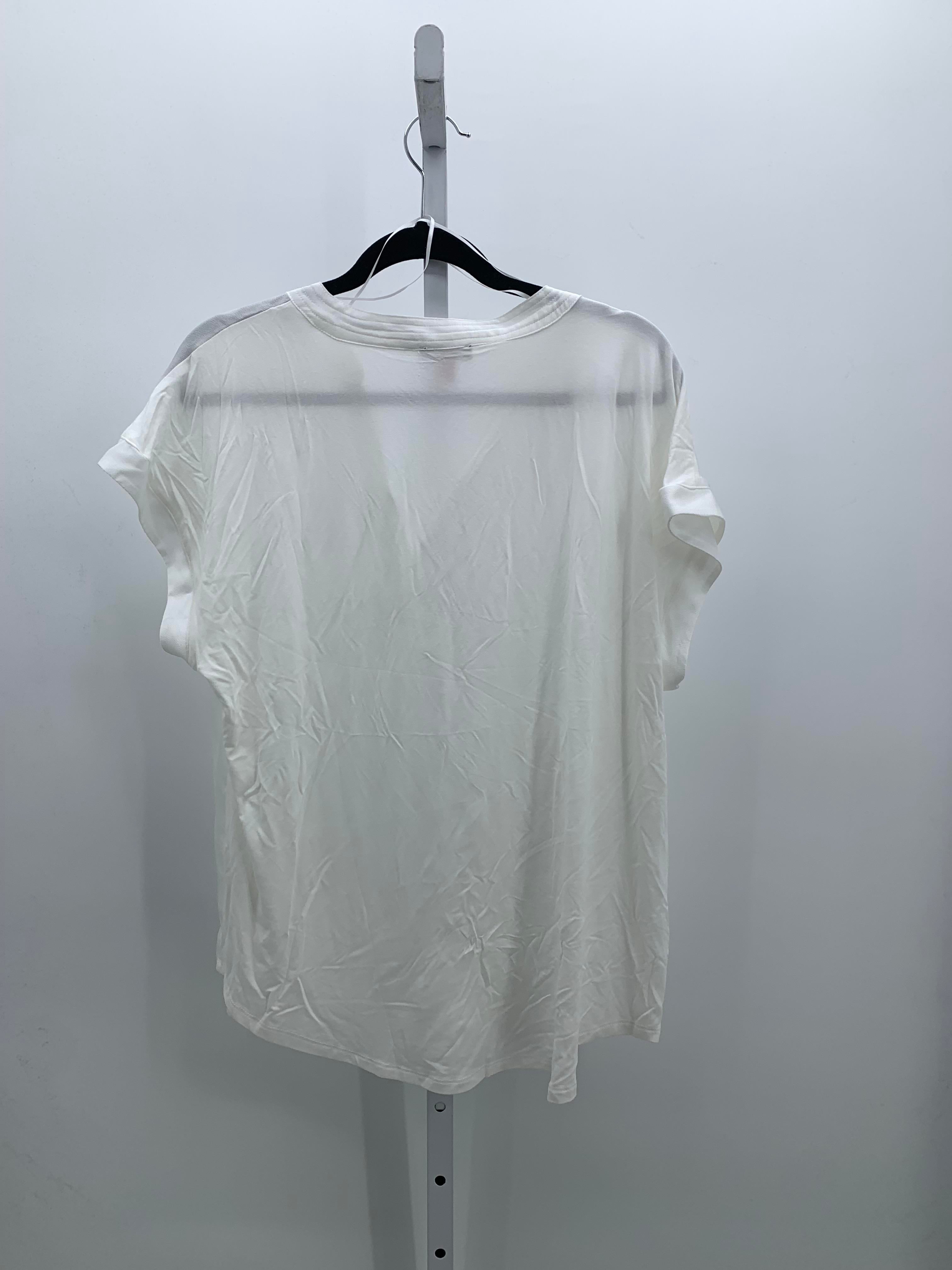Vince Camuto Size Extra Large Misses Short Sleeve Shirt