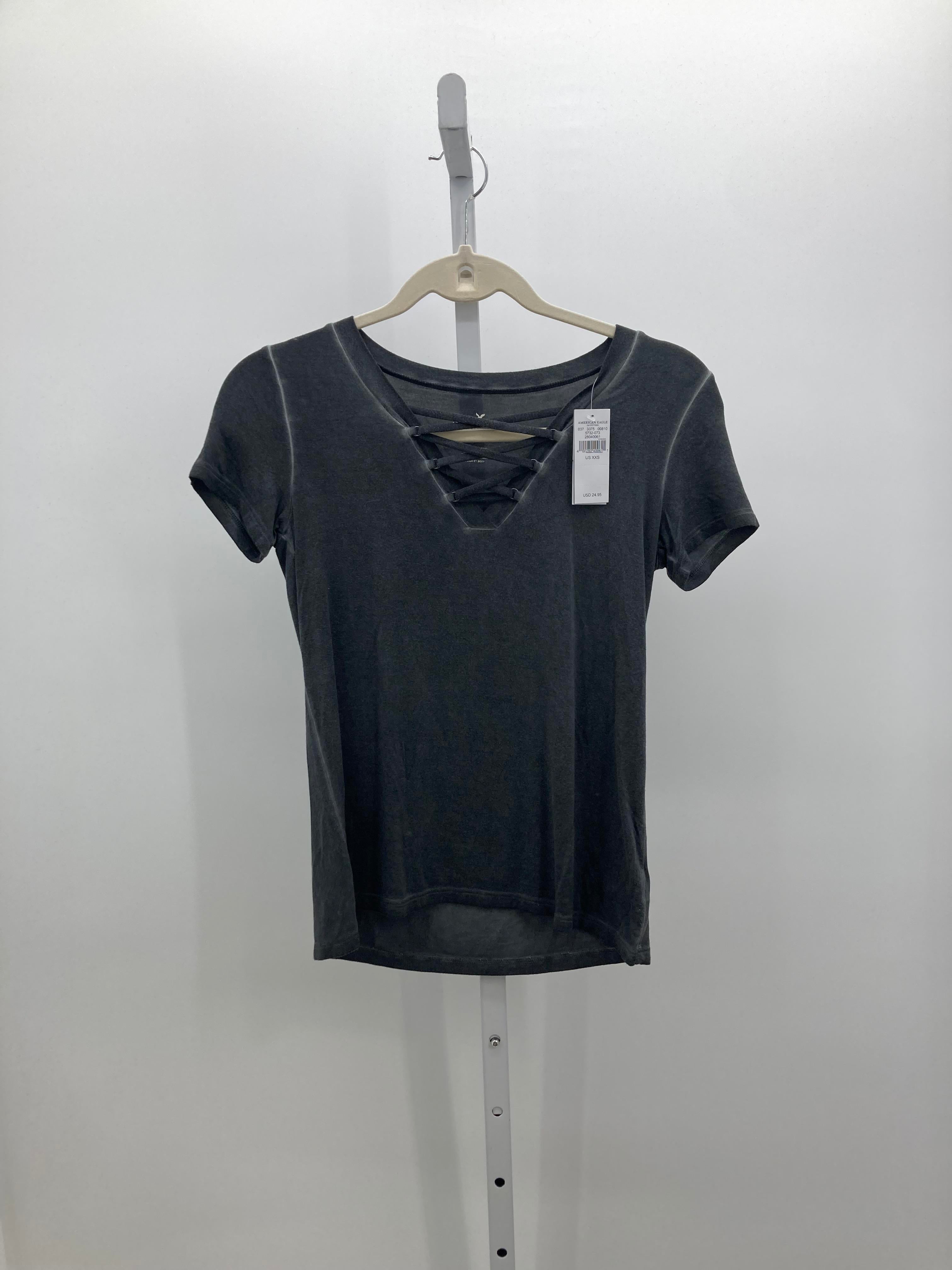 American Eagle Size XXS Juniors Short Sleeve Shirt